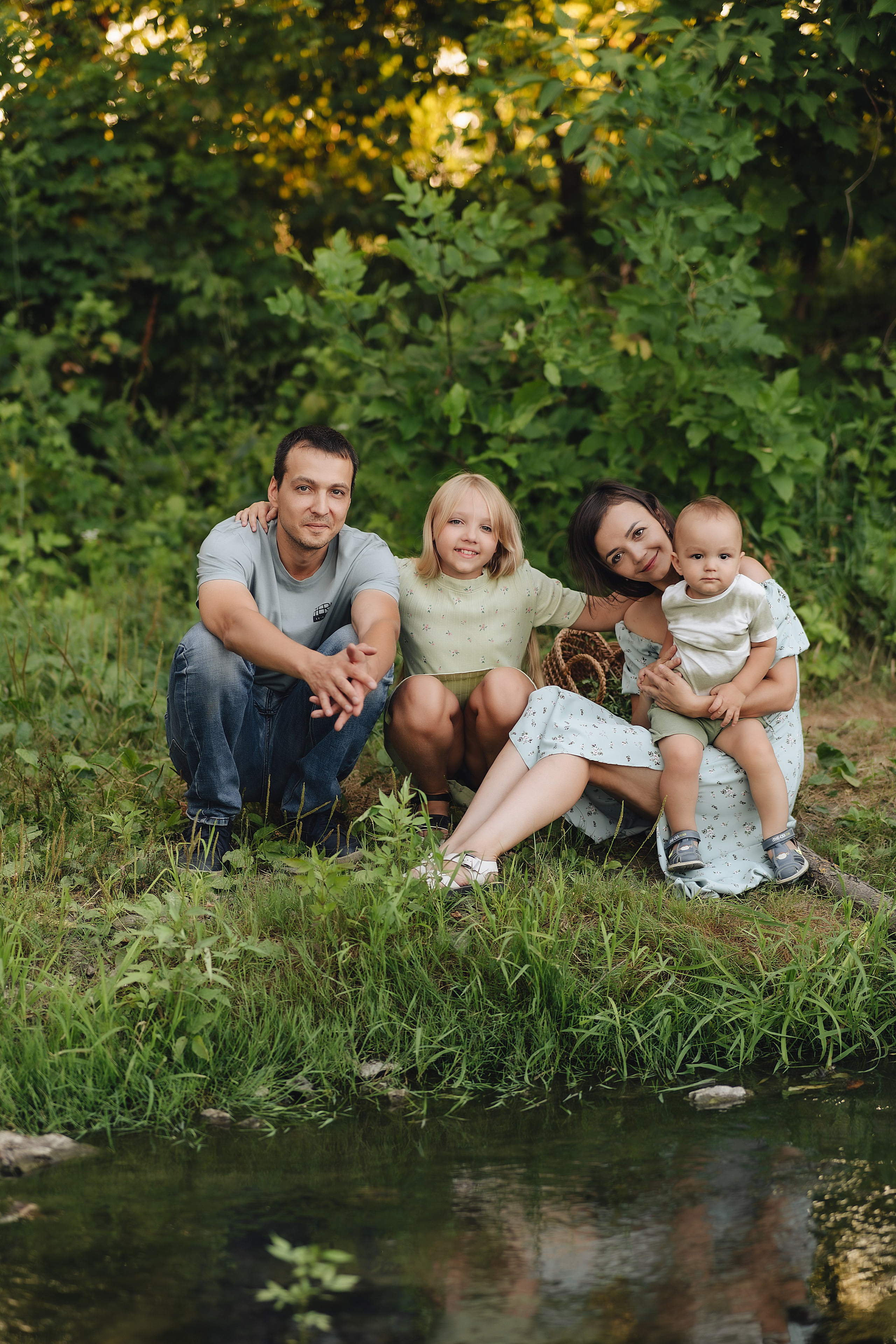 Семейная съемка на закате. Фотограф Карина Шмулёва. Воронеж и область