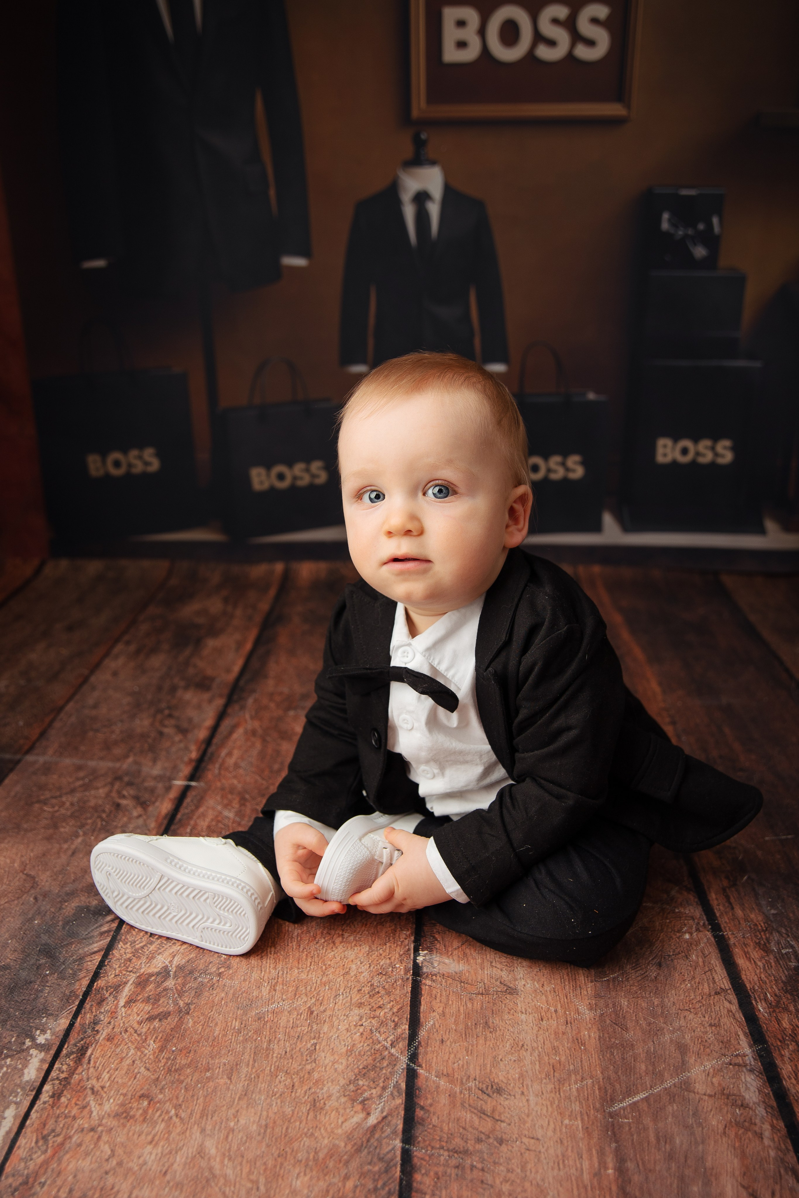 Тематические образы. Детский фотограф новорожденных Москва. годики под ключ. своя студия