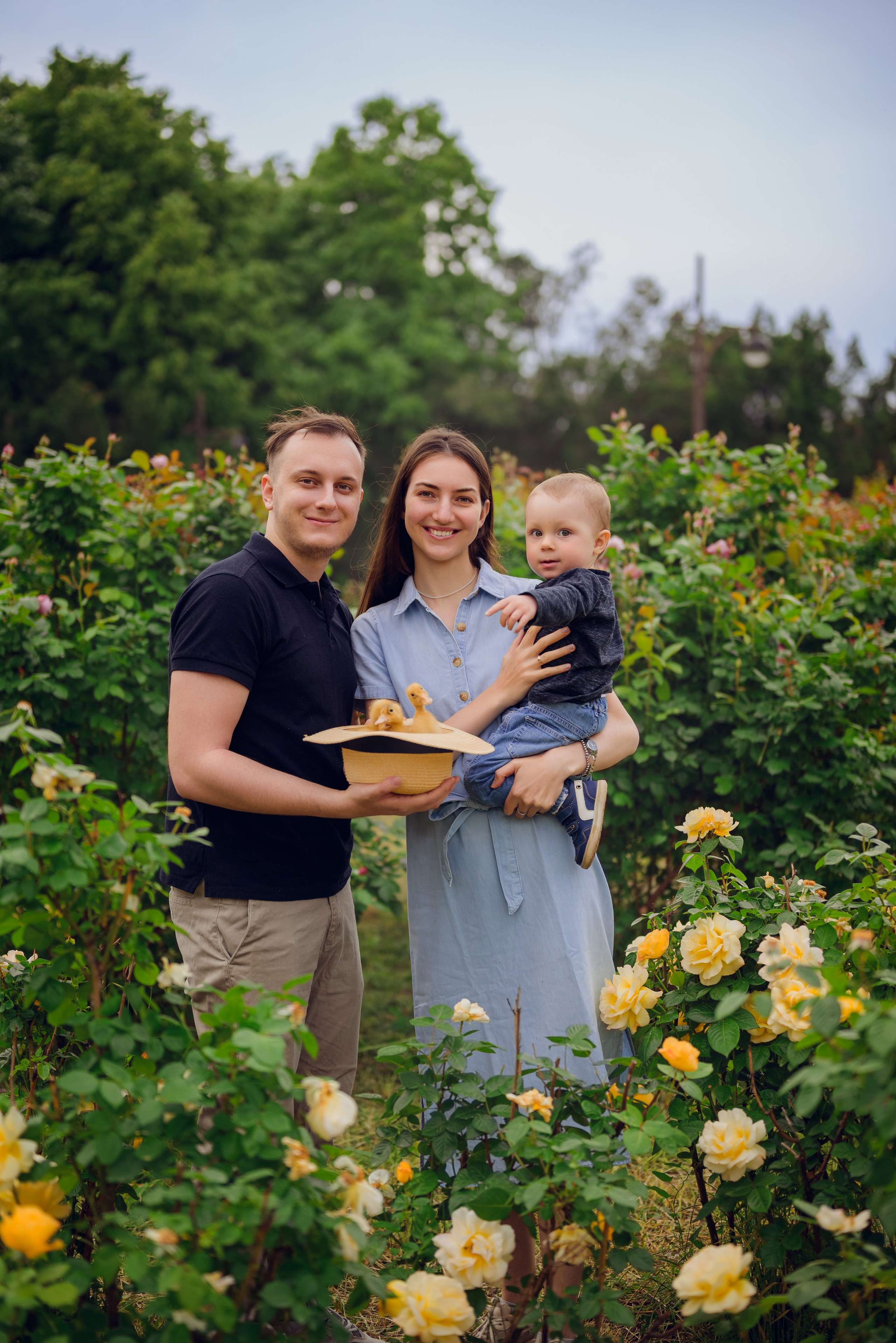 В розах. Семейный фотограф в Краснодаре