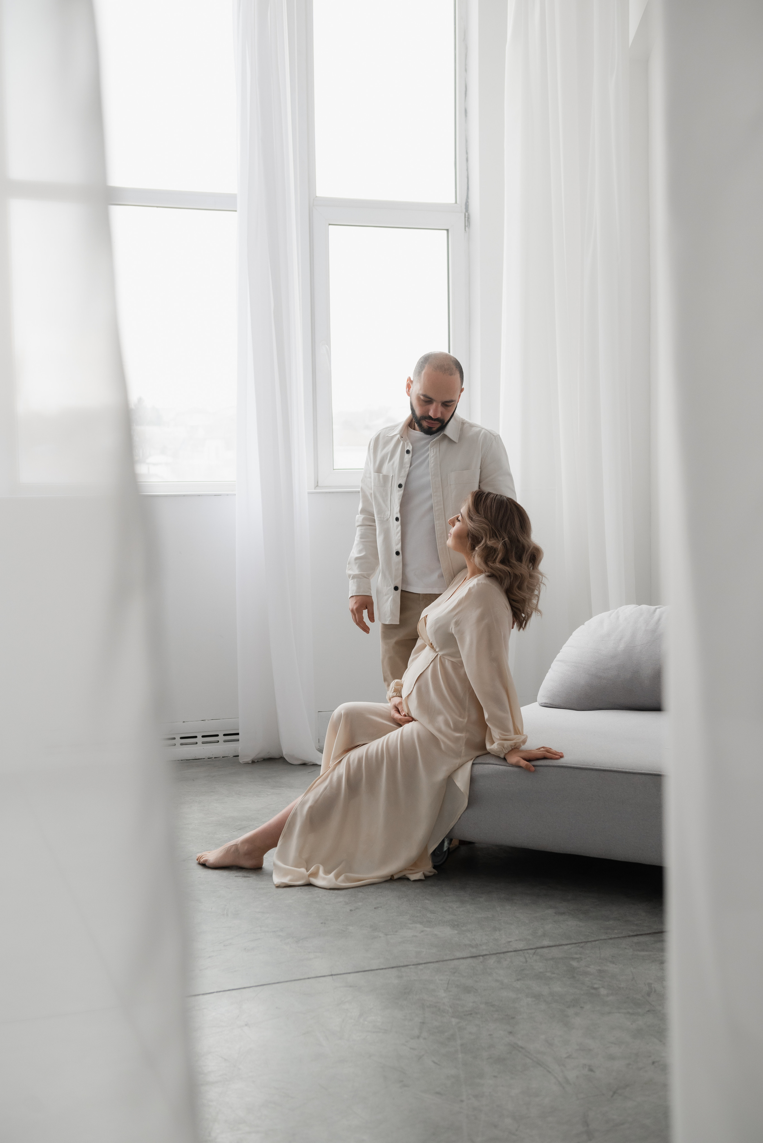 Лианна с мужем в ожидании малыша. Семейный фотограф Ирина Сгибнева