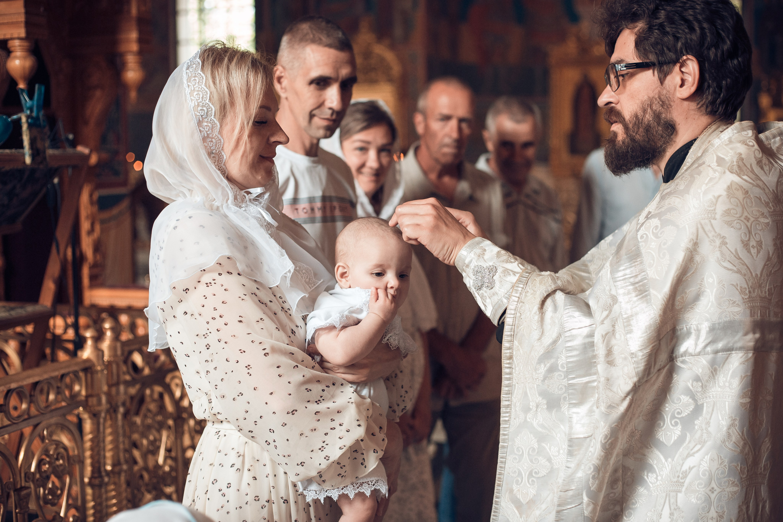 Крещение Татьяны в Свято-Троицком кафедральном соборе Калуги