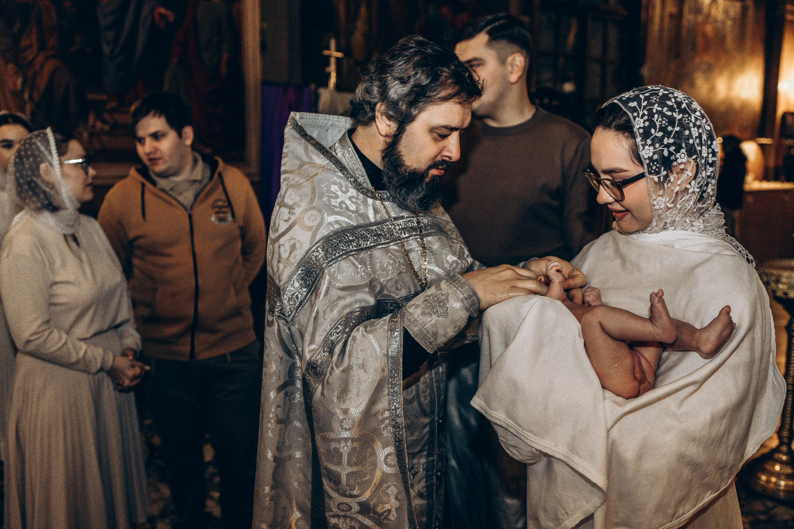 Крещение в Храме Воскресения Словущего в Даниловской Слободе. Главная