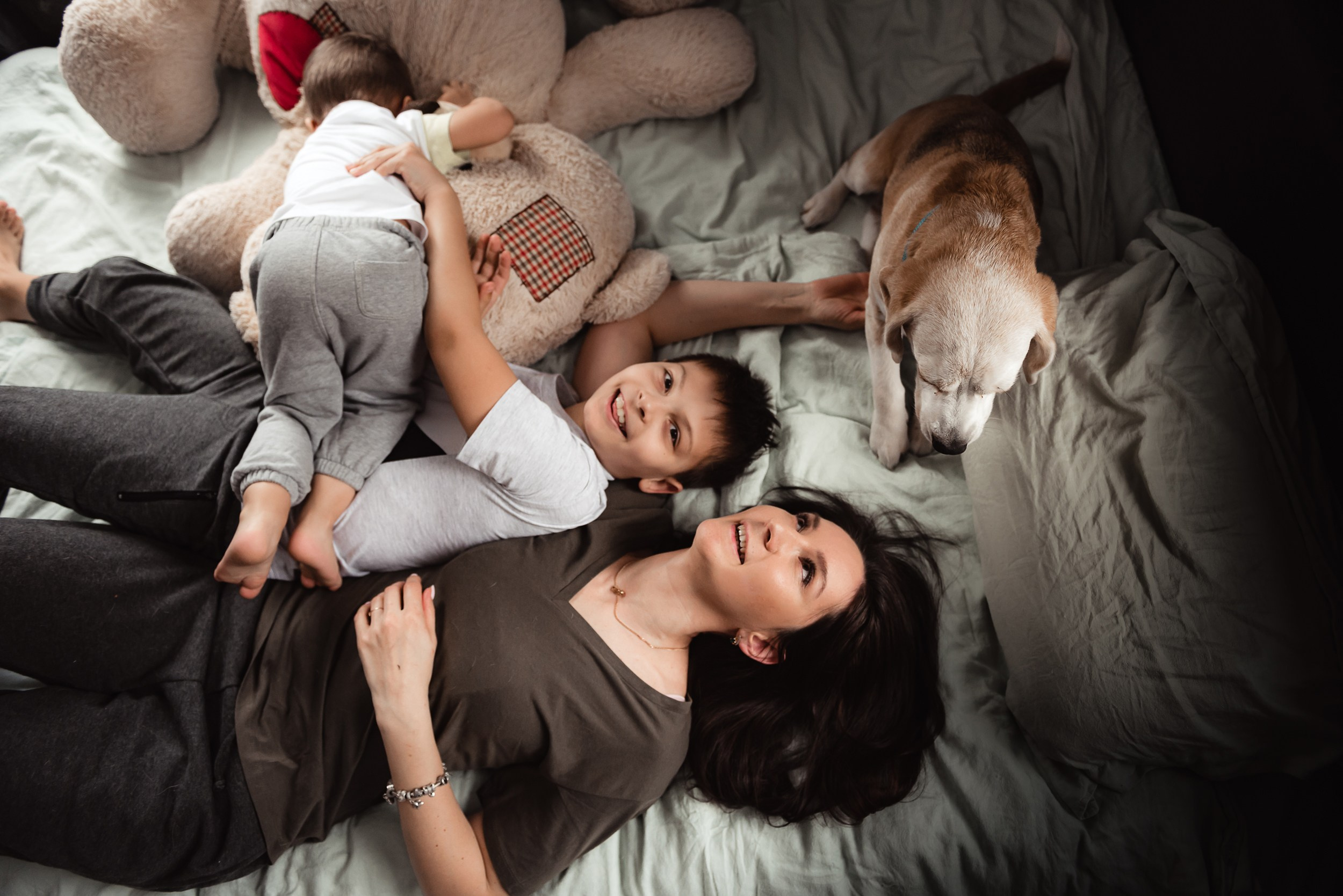 Оля, бигли и семья. Семейный Фотограф в Москве Ирина Хохлова