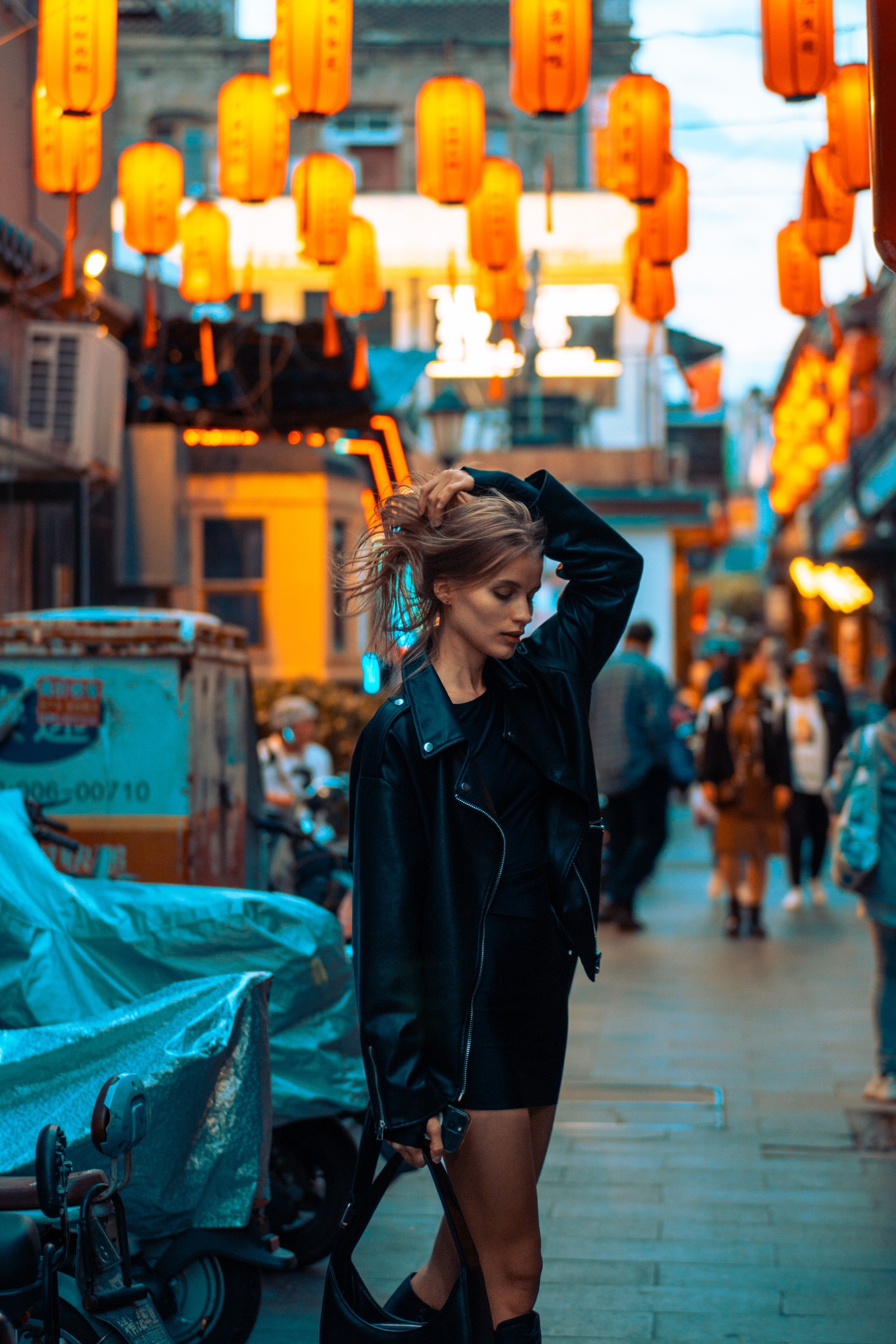 Photoshoot on Qianmen Street, Beijing