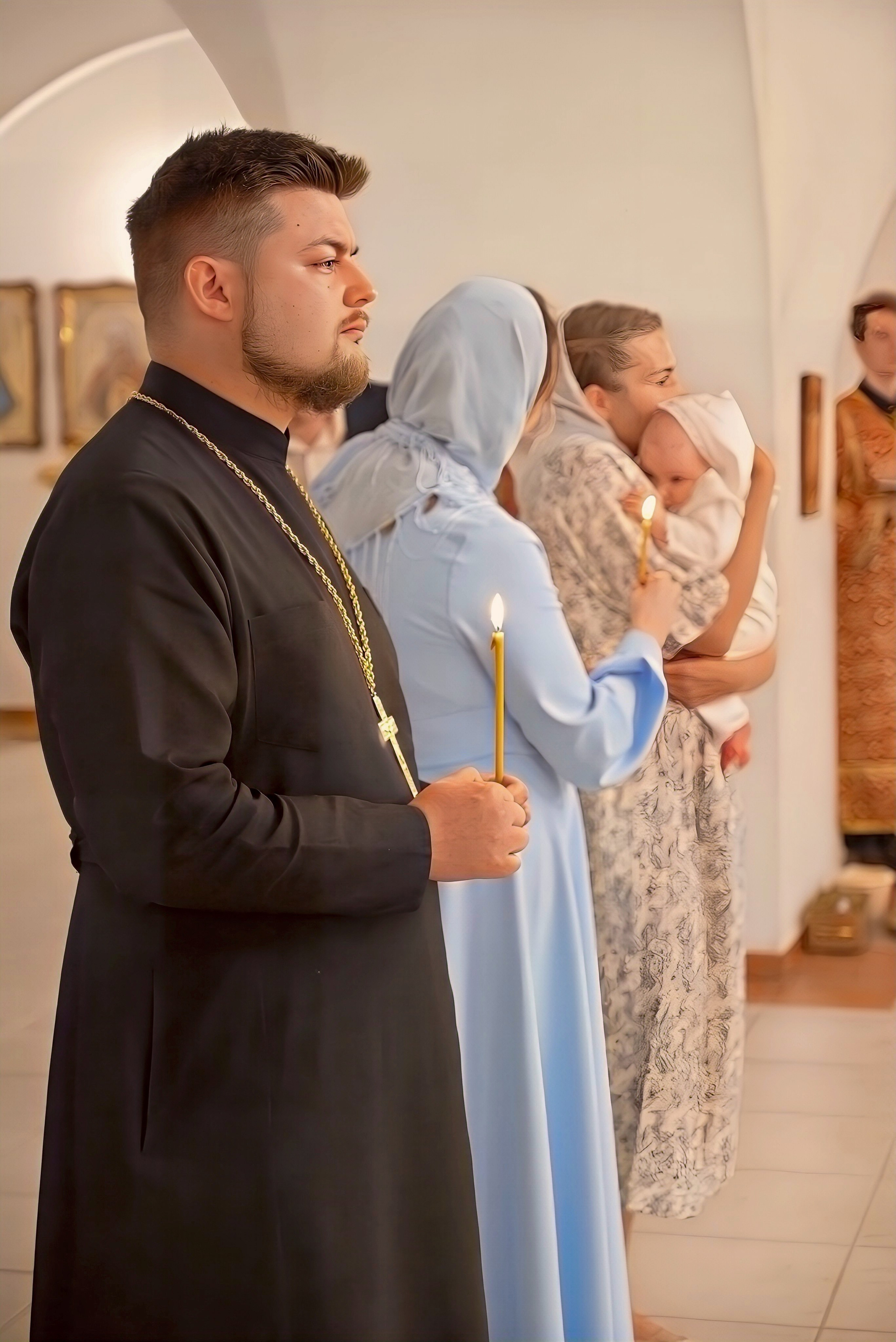 Крещение Бутово отец Андрей. Семейный и детский фотограф Москва