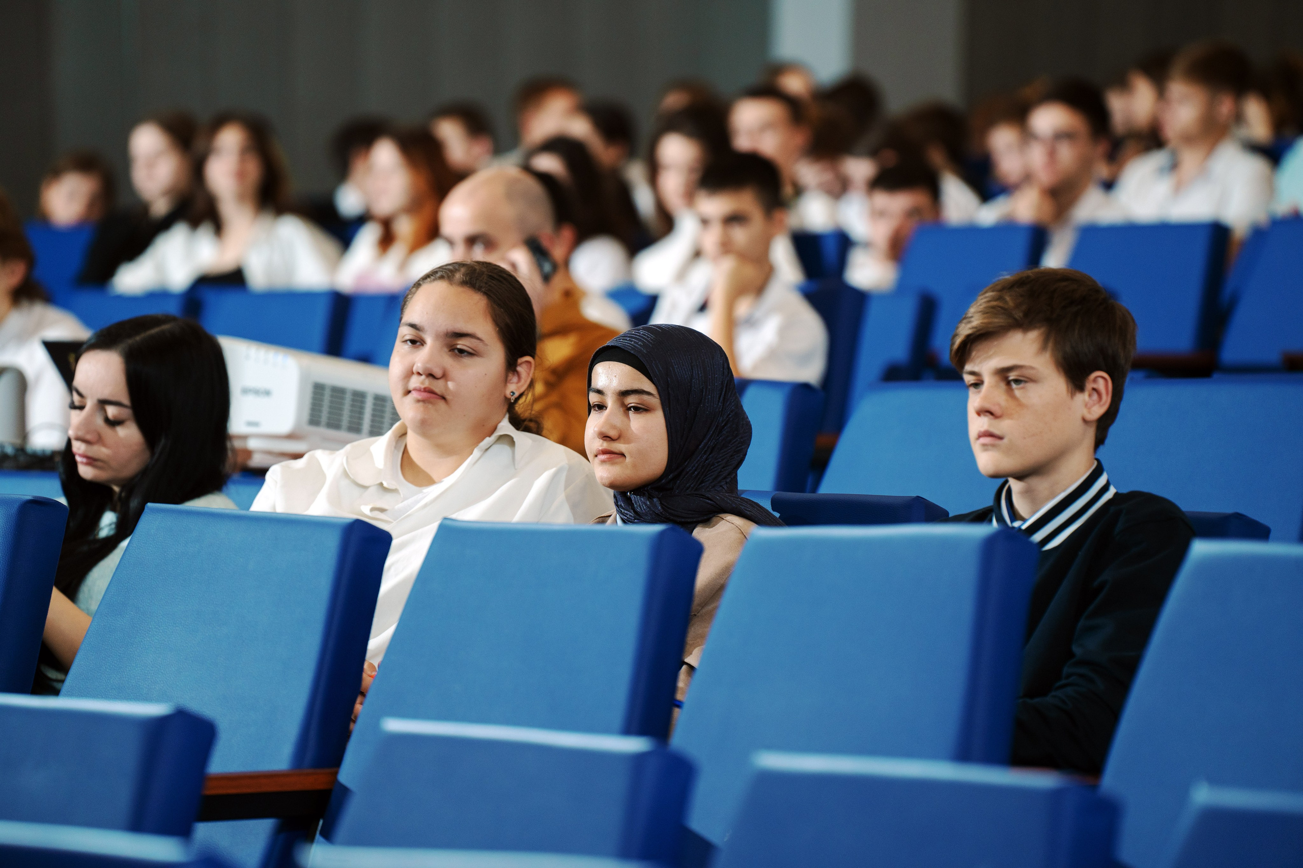 Лекция по киберспорту в школе № 2, п. Энем