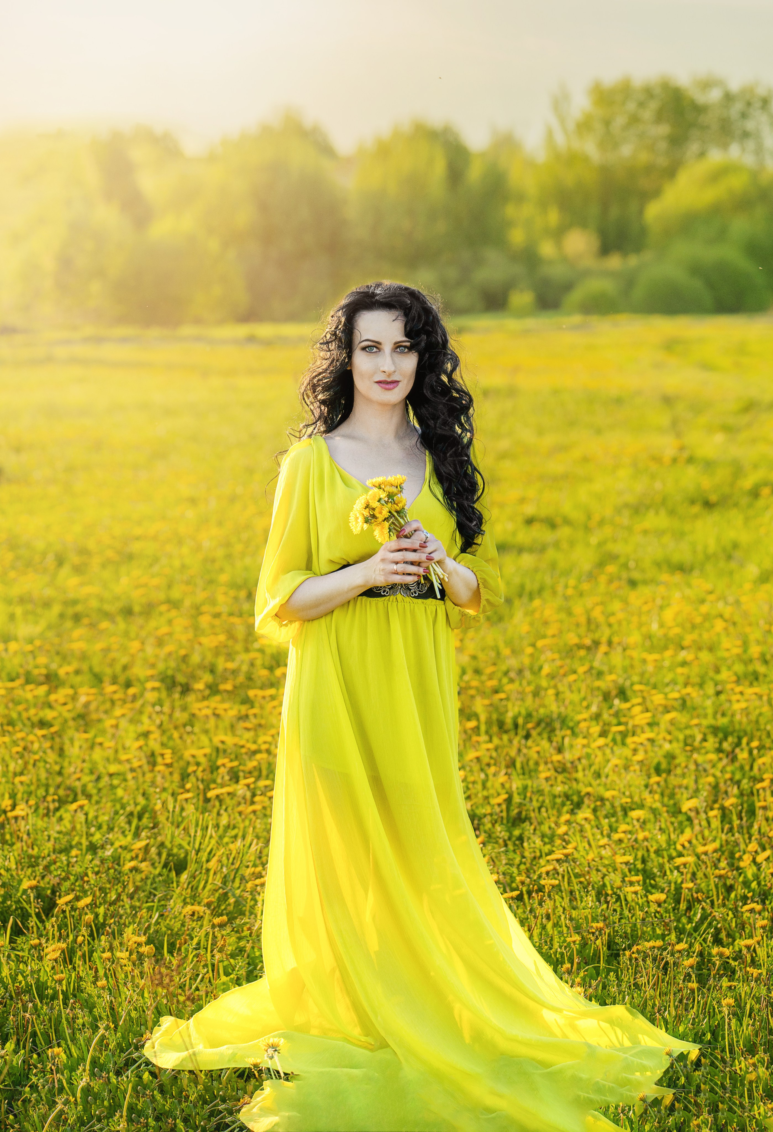 Одуванчиковое поле. Фотограф Дарья Соколовская