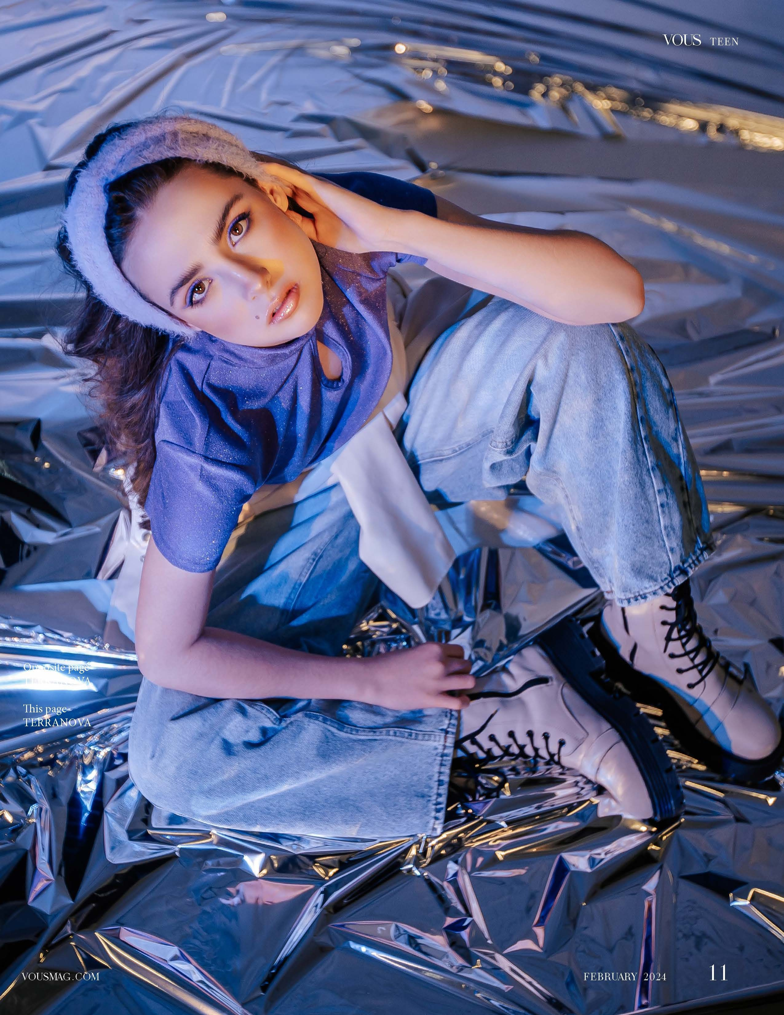 Публикация VOUS MAGAZINE TEEN (PREMIUM Publication Madrid, Spain). Фотограф Тольятти Светлана Пудовкина