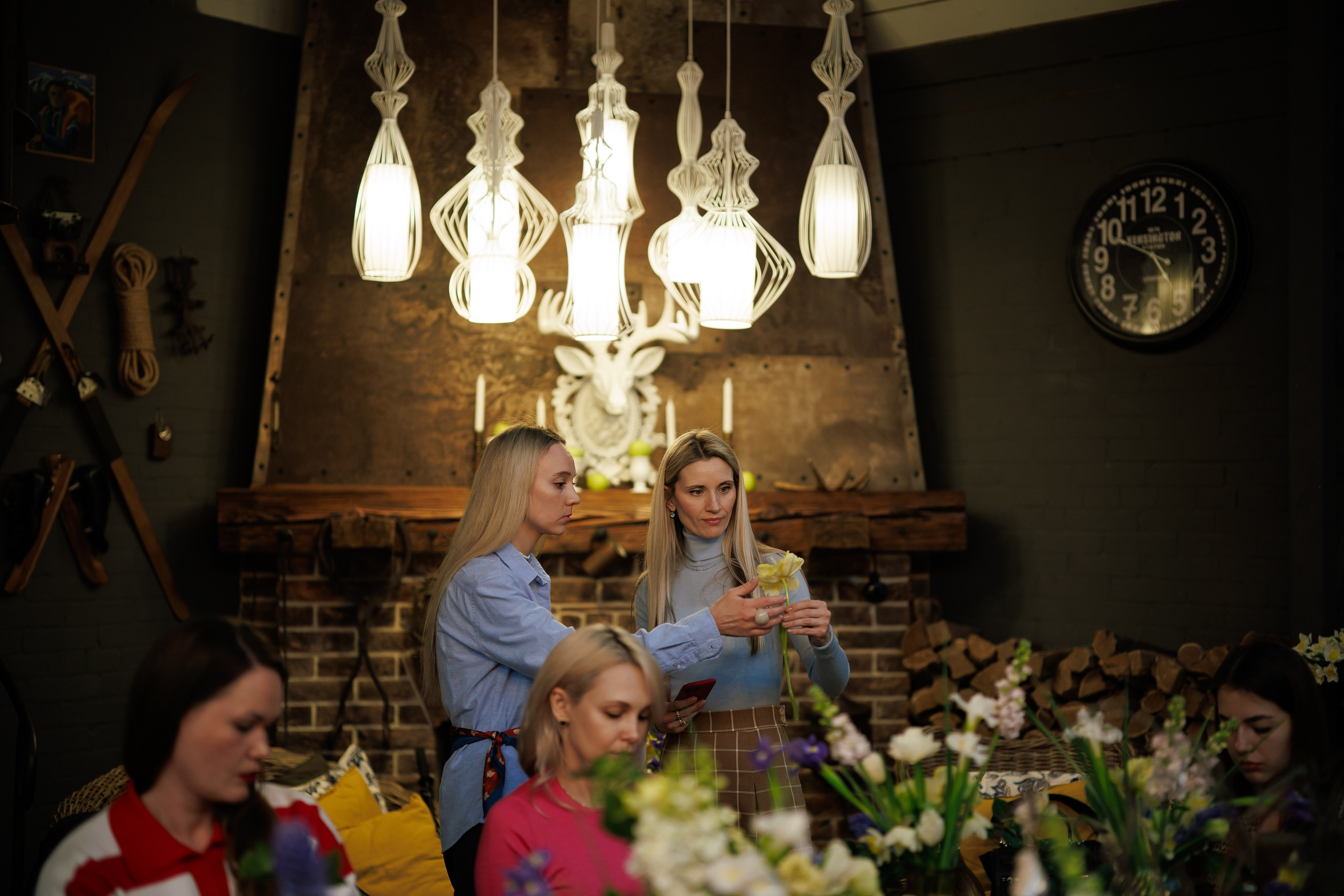 Мастер класс по цветочным композициям. Репортажный фотограф Ростов-на-дону