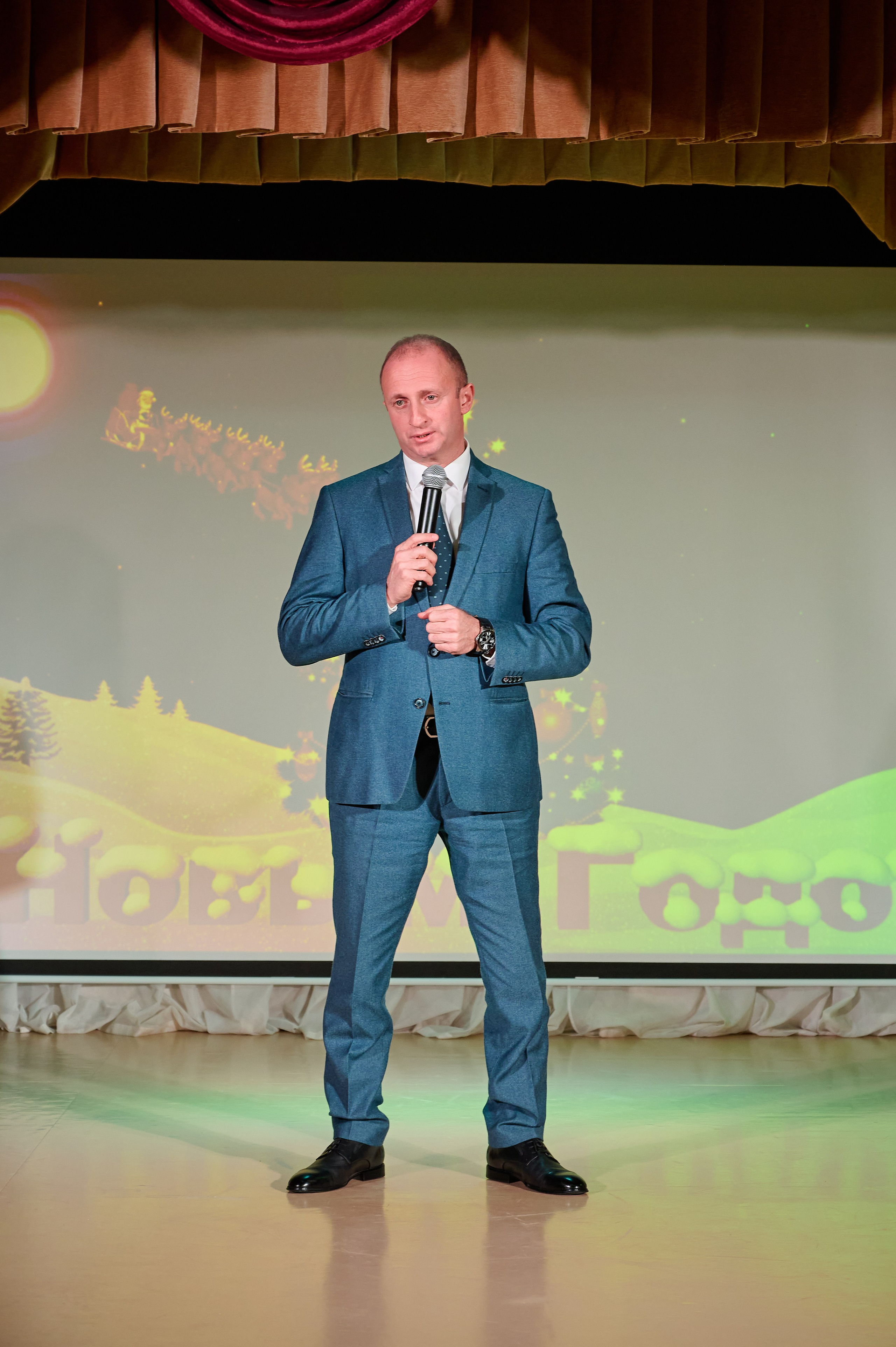 НОвогодний концерт. дк Виноградный. Жизнь курорта Кабардинка в фотографиях