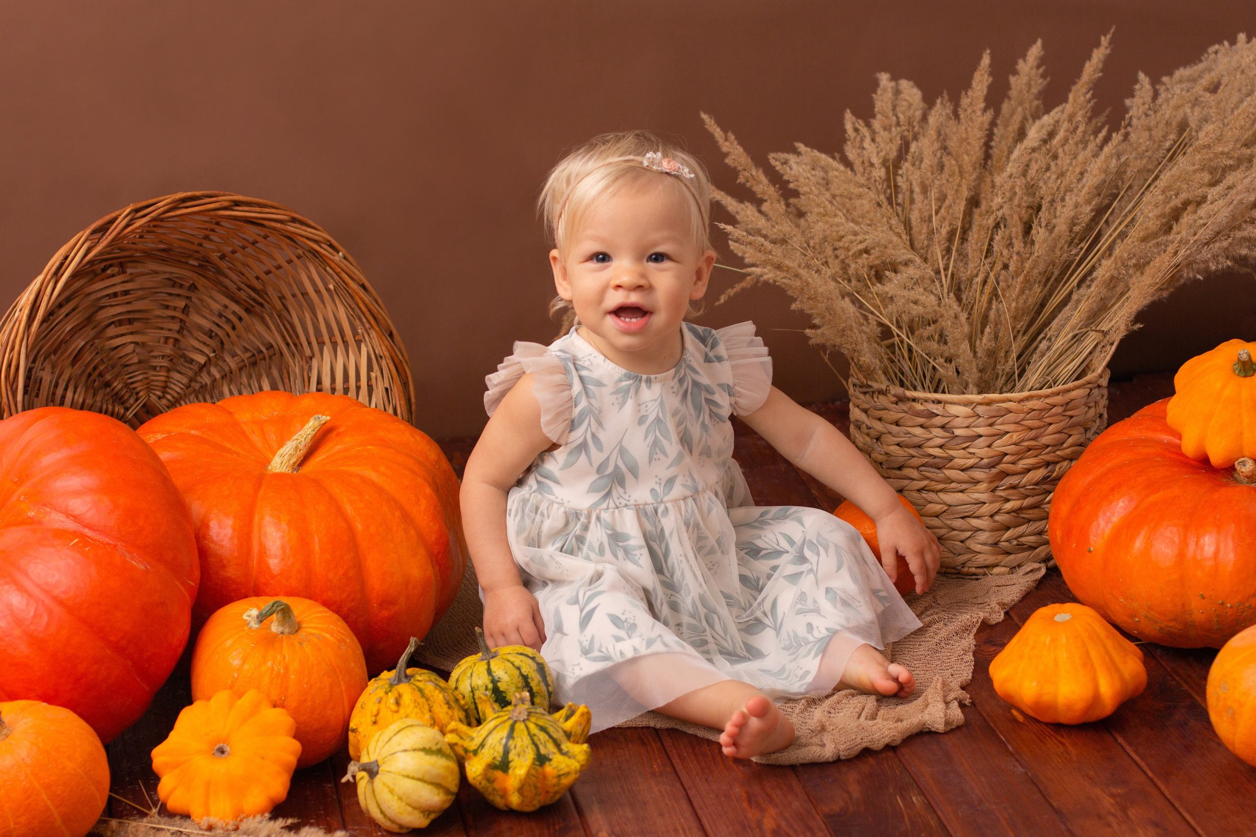 Фото-проекты (тыквенный, арбузный, весенний). Детский и семейный фотограф в Москве и МО