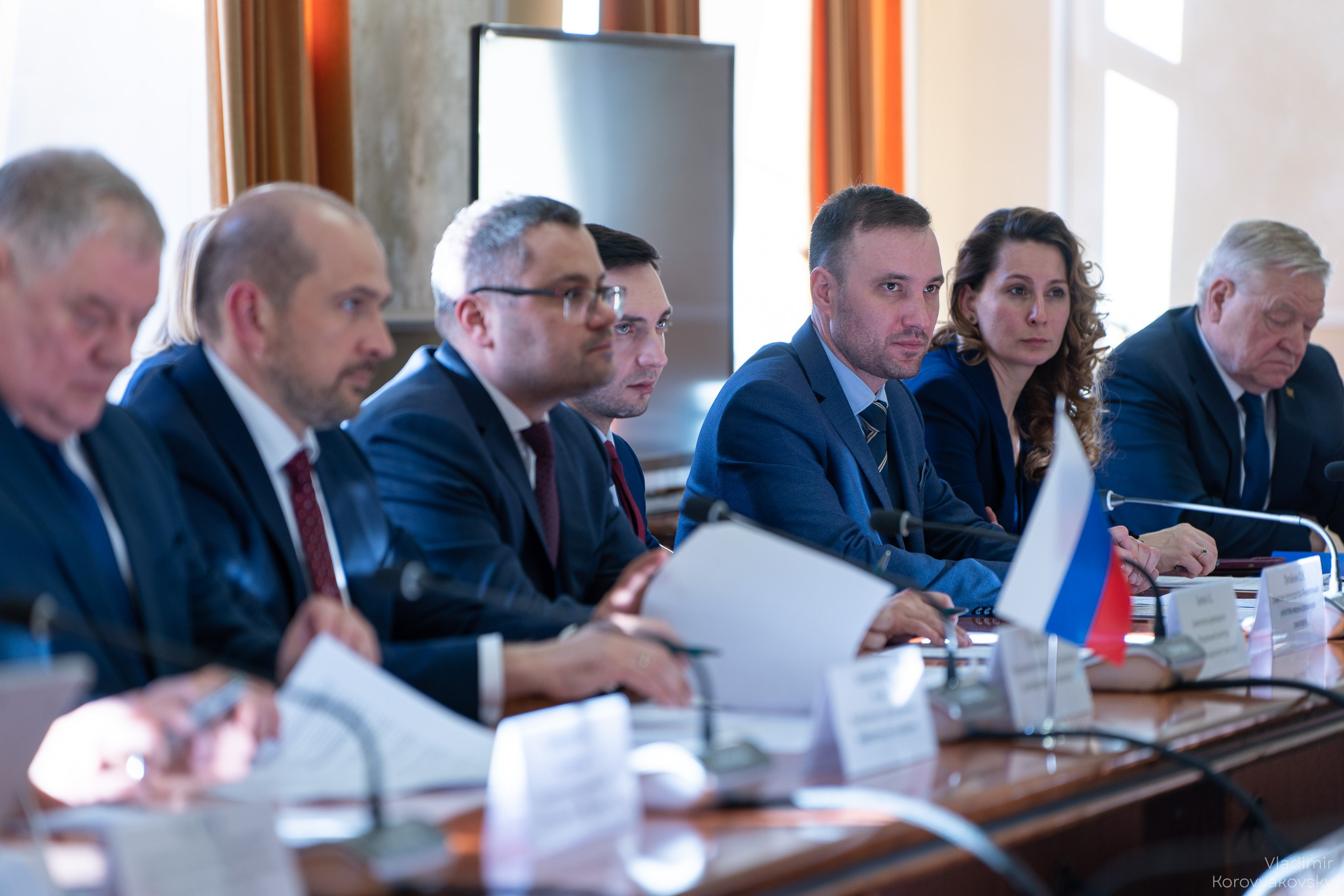 Совещание руководства ПГУПС с Делегациями Исполнительного агентства Правительства Монголии и делегацией АО «УБЖД». Фотограф Владимир Коровяковский