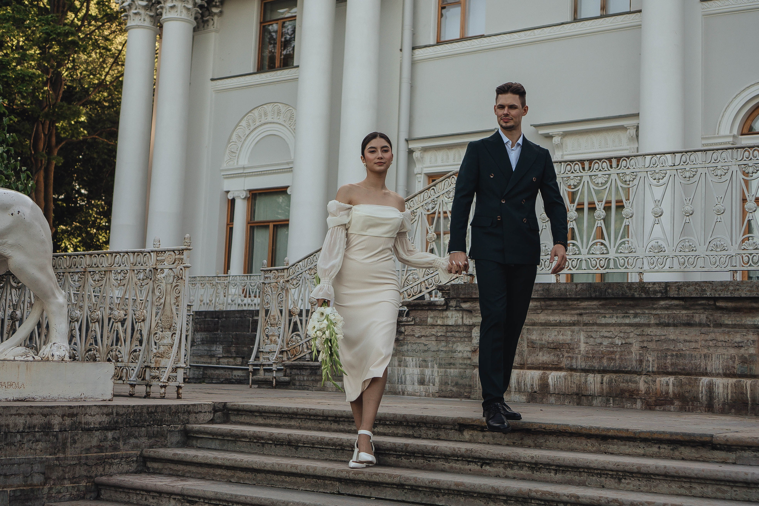 СВАДЕБНАЯ СЬЕМКА НА РАССВЕТЕ НА ЕЛАГИНОМ ОСТОРОВЕ. Профессиональный фотограф, Санкт-Петербург — Виктория Богомолова