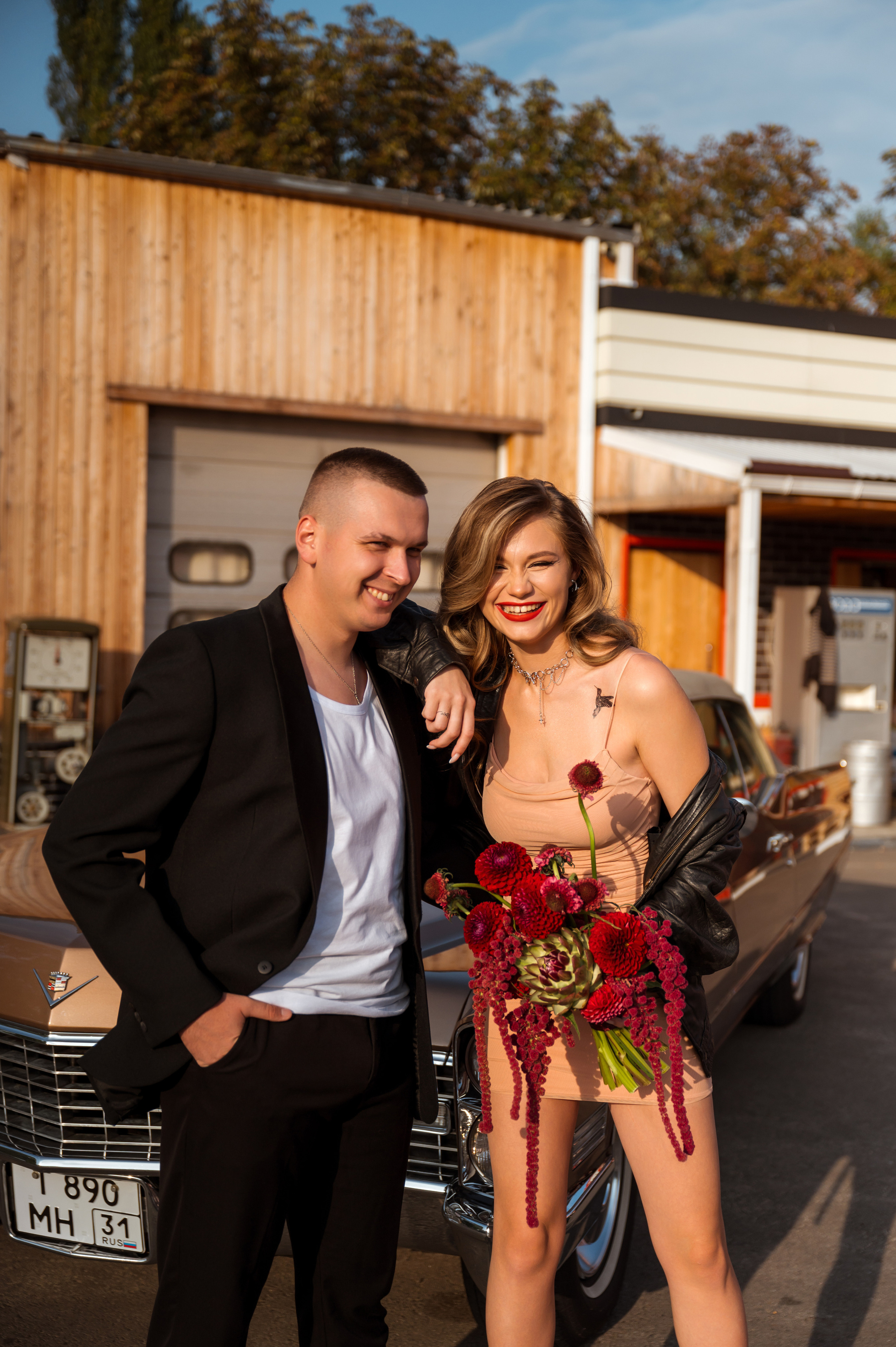 Кадиллак и свадьба без белого платья. Свадебный и портретный фотограф в Белгороде Олеся Гавшина