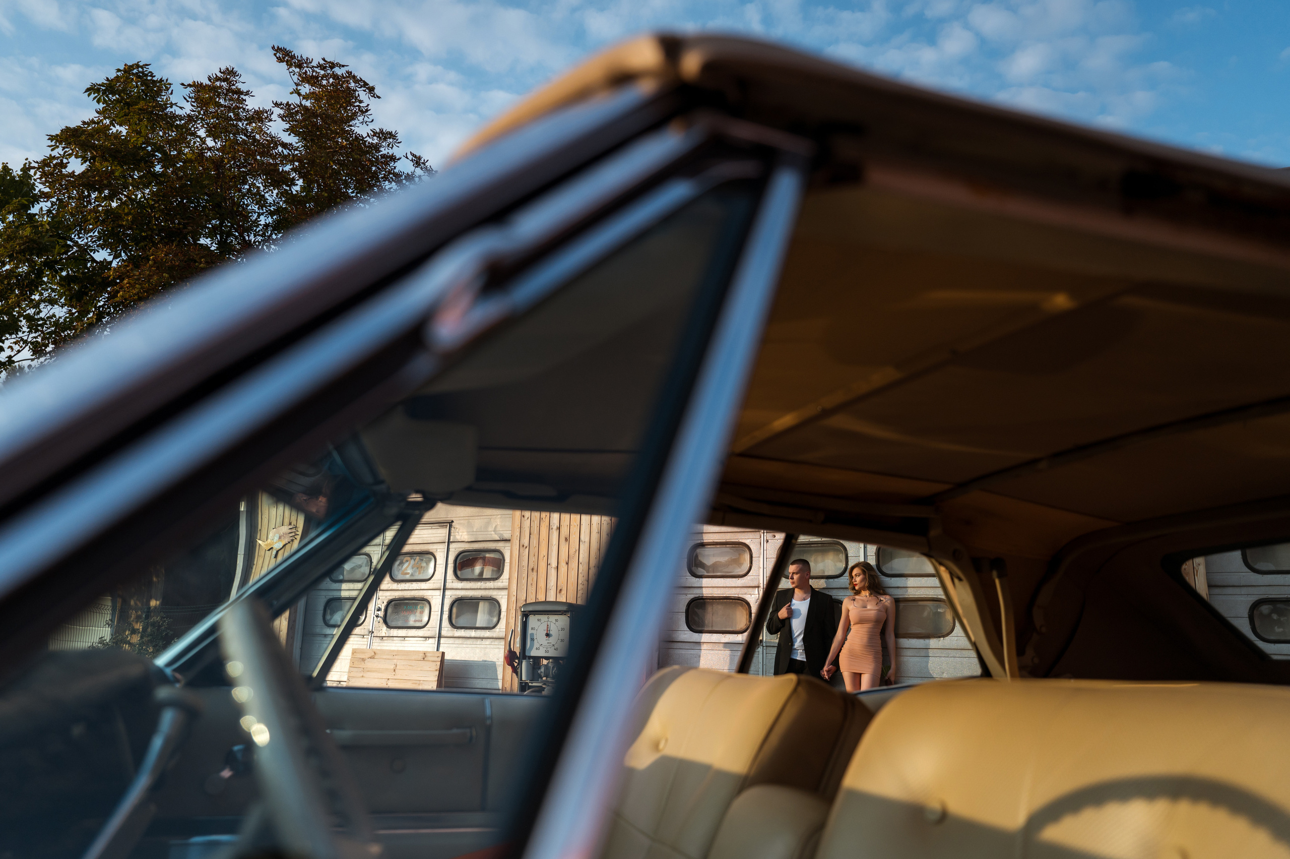 Кадиллак и свадьба без белого платья. Свадебный и портретный фотограф в Белгороде Олеся Гавшина