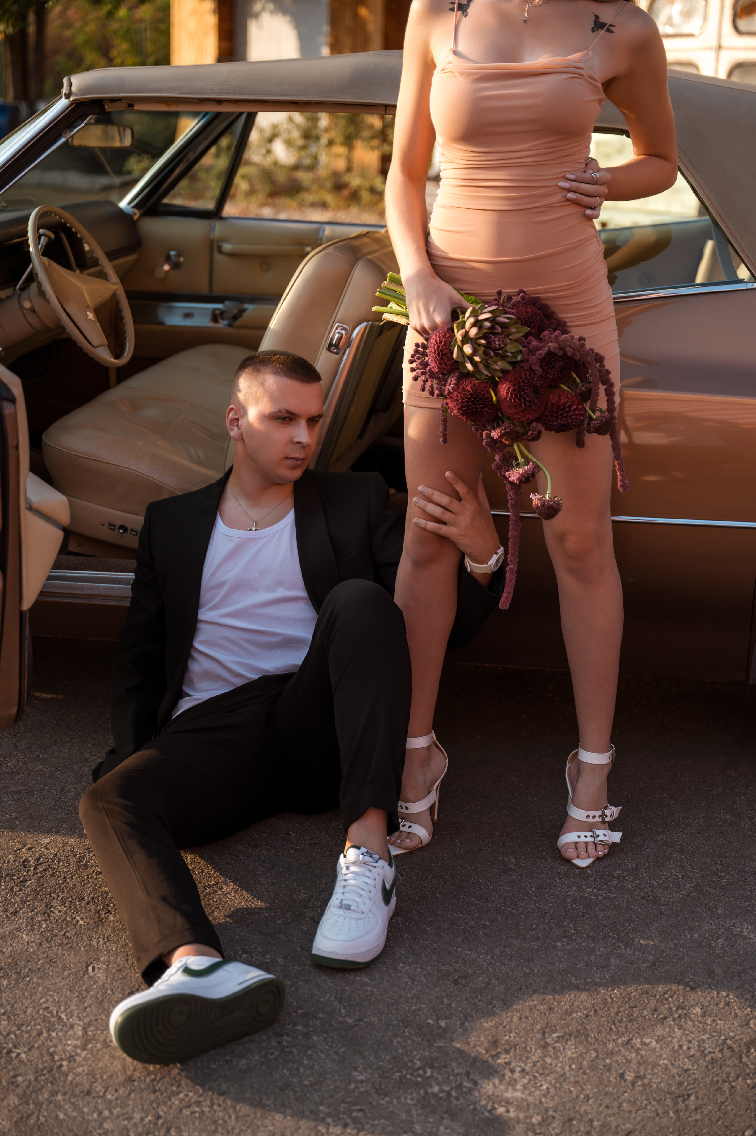 Кадиллак и свадьба без белого платья. Свадебный и портретный фотограф в Белгороде Олеся Гавшина