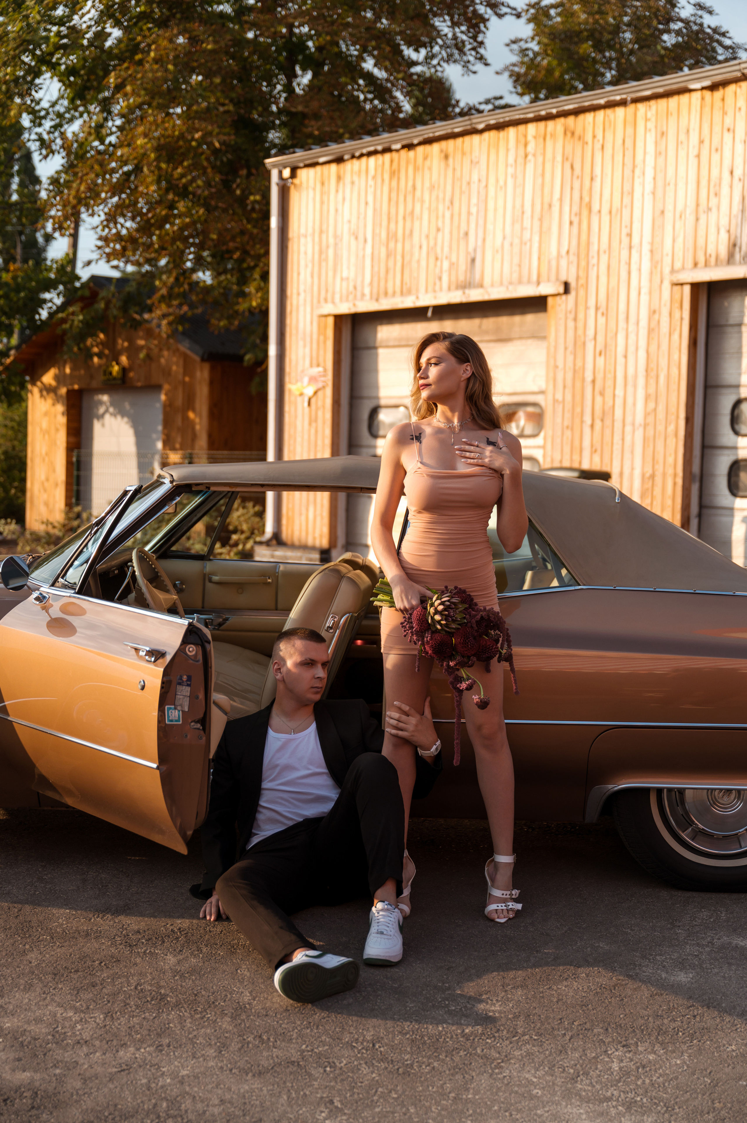 Кадиллак и свадьба без белого платья. Свадебный и портретный фотограф в Белгороде Олеся Гавшина