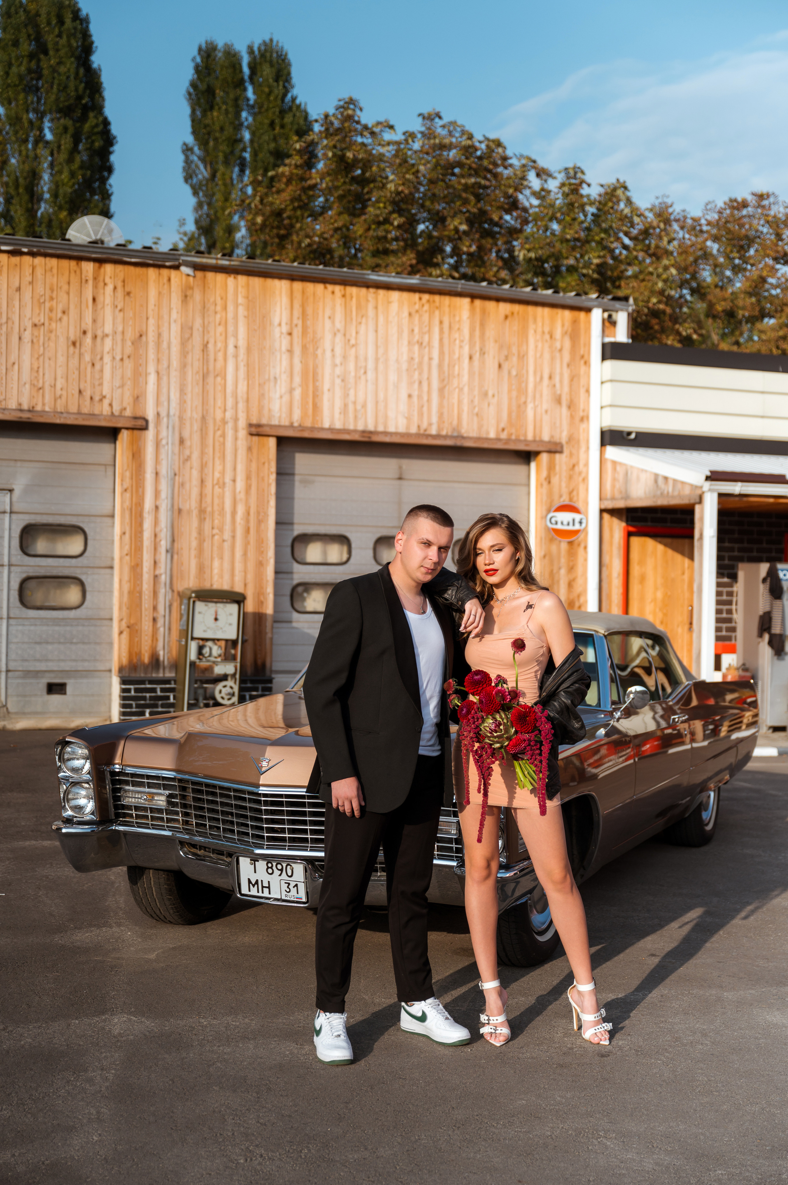 Кадиллак и свадьба без белого платья. Свадебный и портретный фотограф в Белгороде Олеся Гавшина