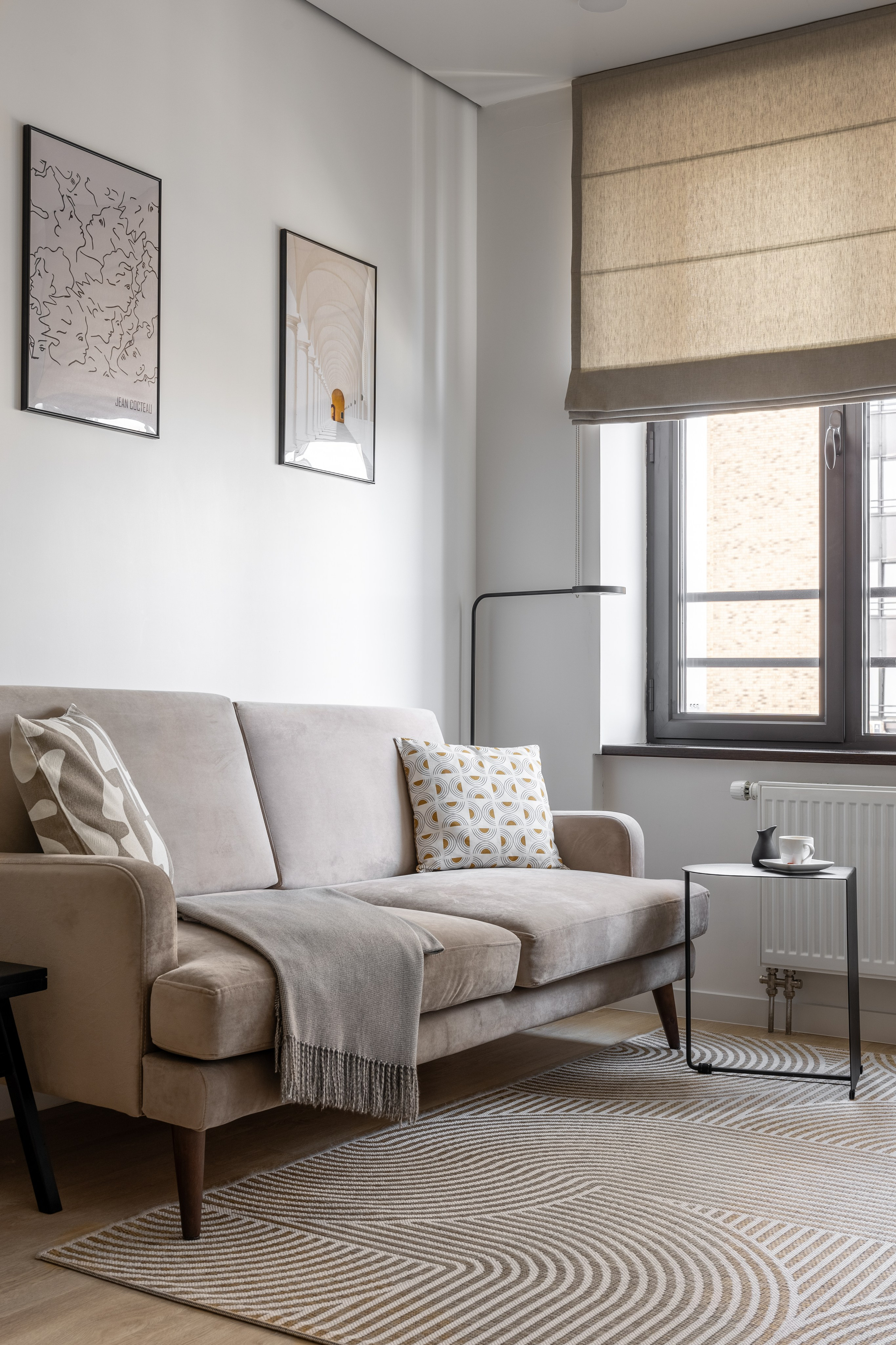 Евродвушка от дизайнера в ЖК «Савеловский Сити». Veselinskiy| Интерьерный фотограф | Москва