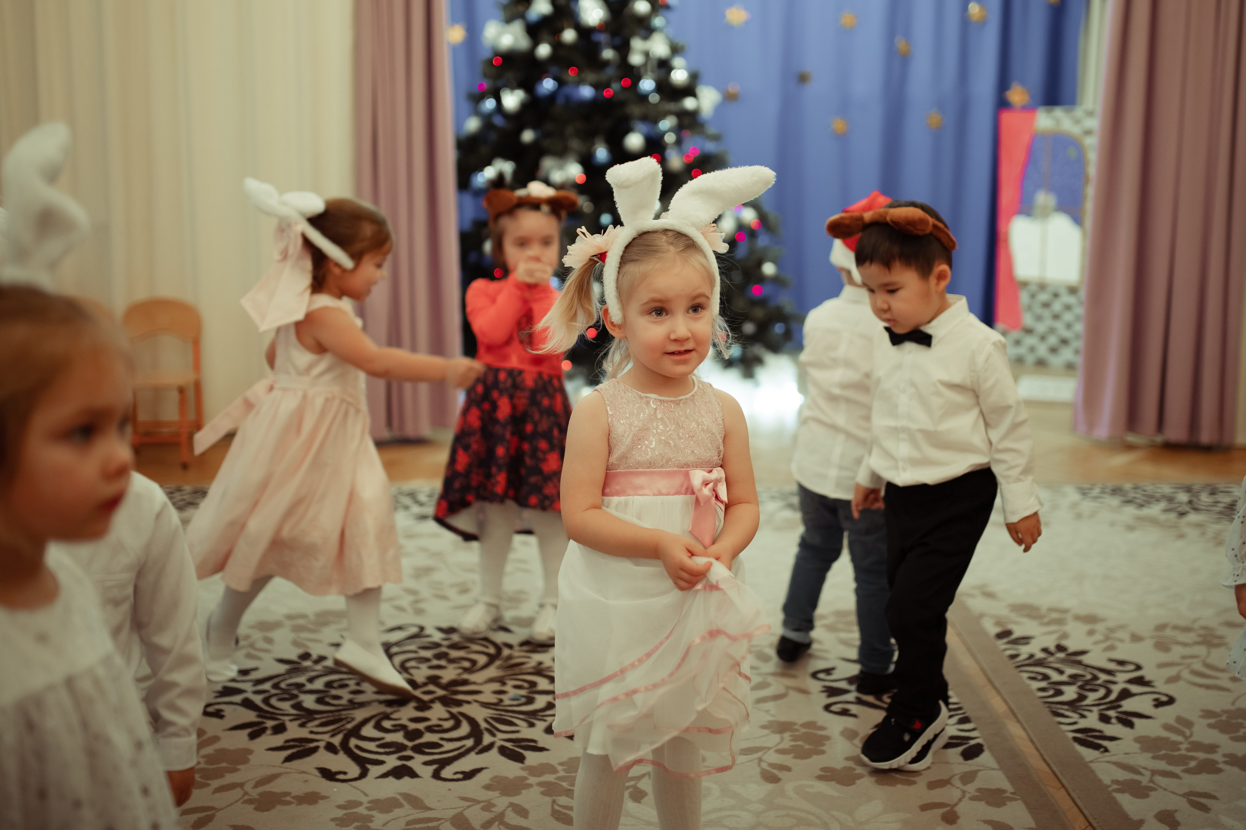 Новогодний утренник в детском саду. Семейный и детский фотограф в Москве Дорогова Екатерина