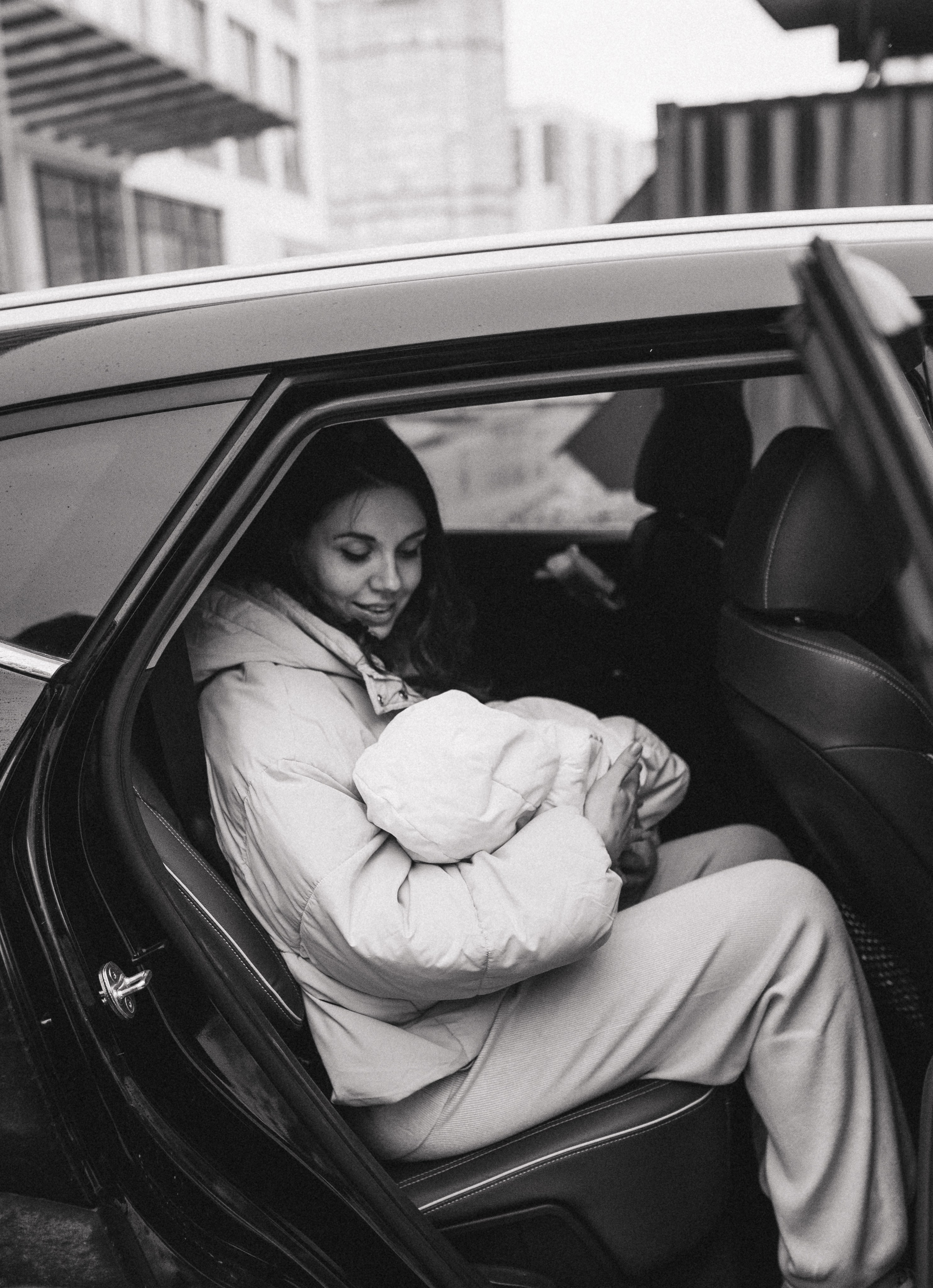 Выписка из роддома. Семейный и детский фотограф в Москве Антонина Смирнова