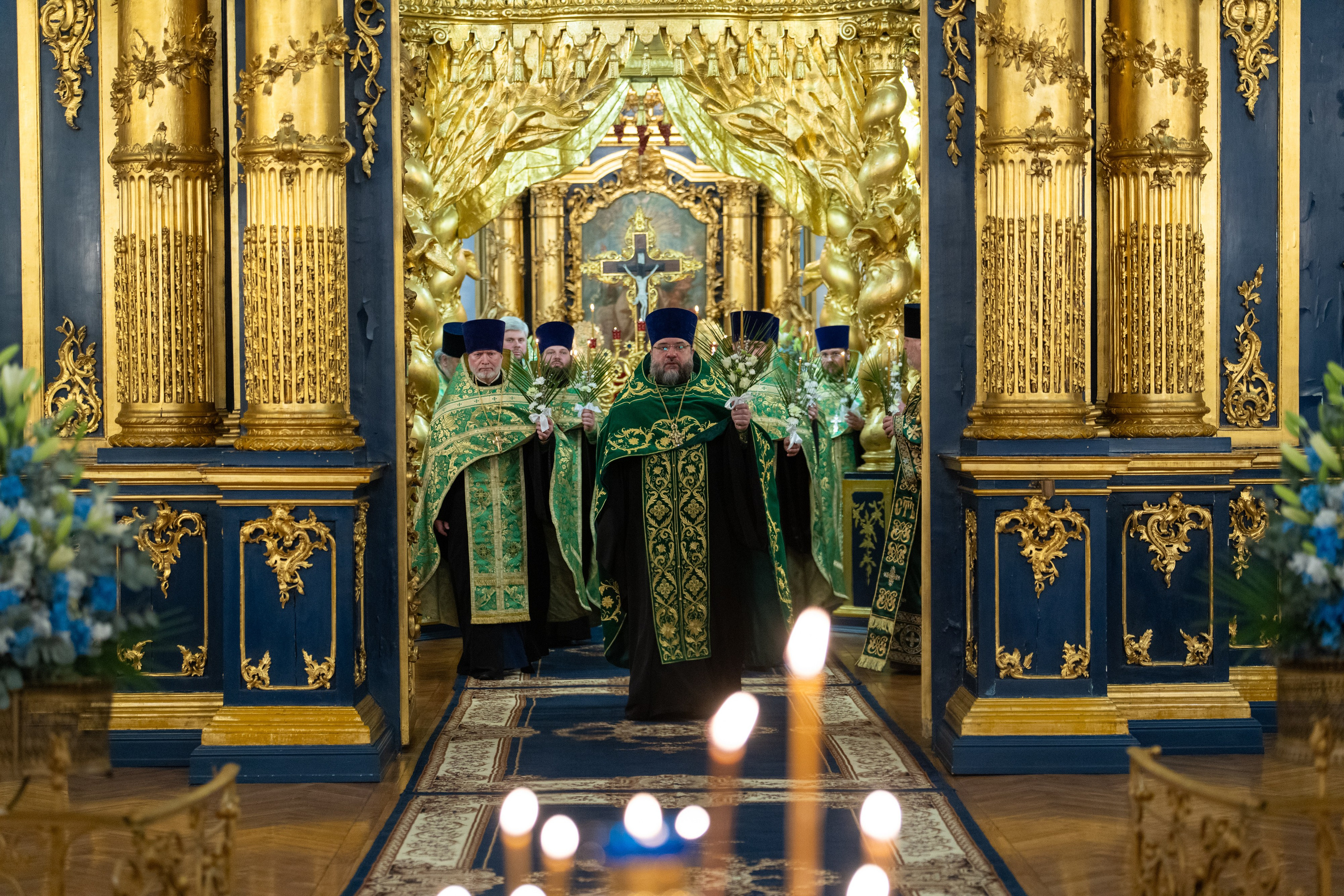 Суббота 6-й седмицы, ваий. Лазарева суббота. Воскрешение прав. Лазаря. НИКОЛО-БОГОЯВЛЕНСКИЙ МОРСКОЙ СОБОР