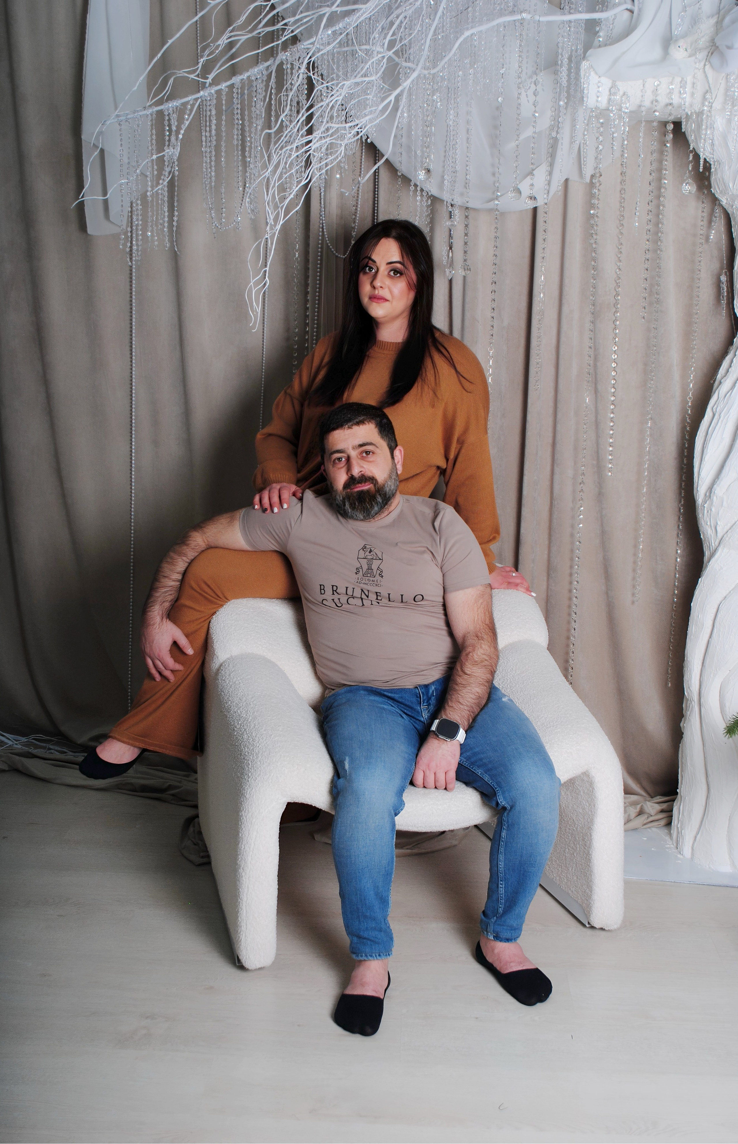 Мария и семья. Фотограф Мария Мусаелян