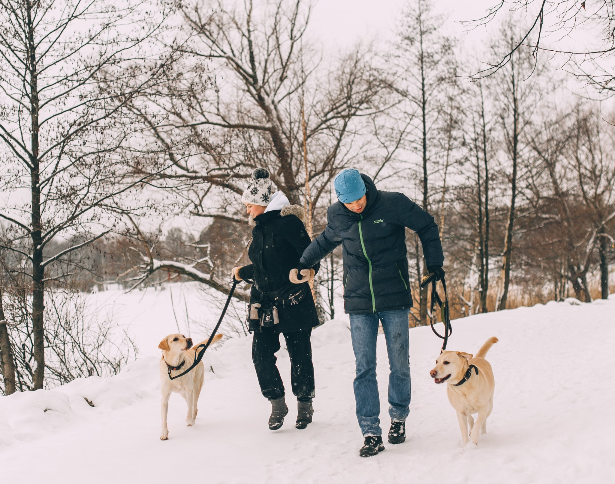 Зимняя прогулка папы и дочери. Свадебный и семейный фотограф София Невская
