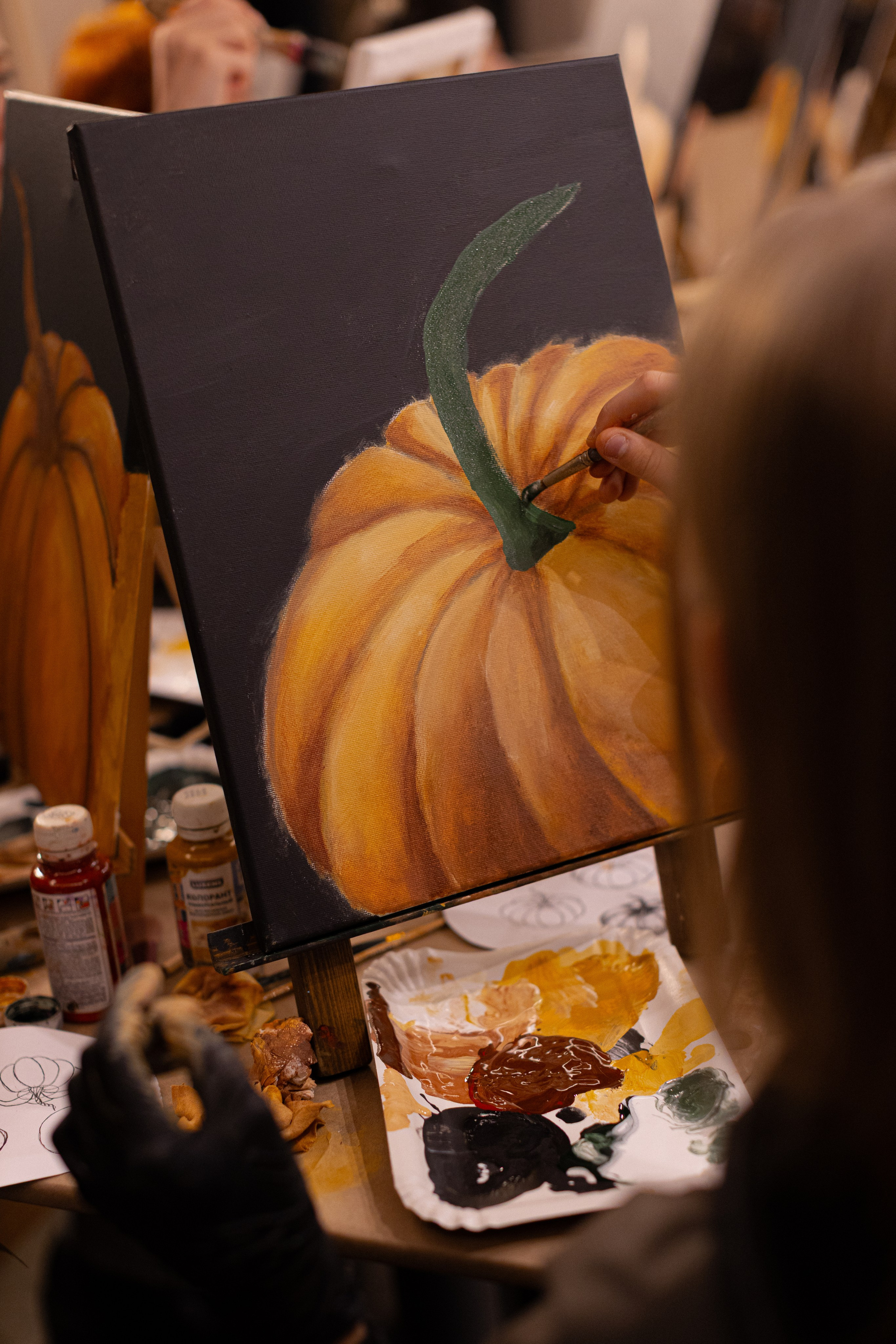 МК Тыква в кафе Здрасте. Анастасия Ракчеева Художник