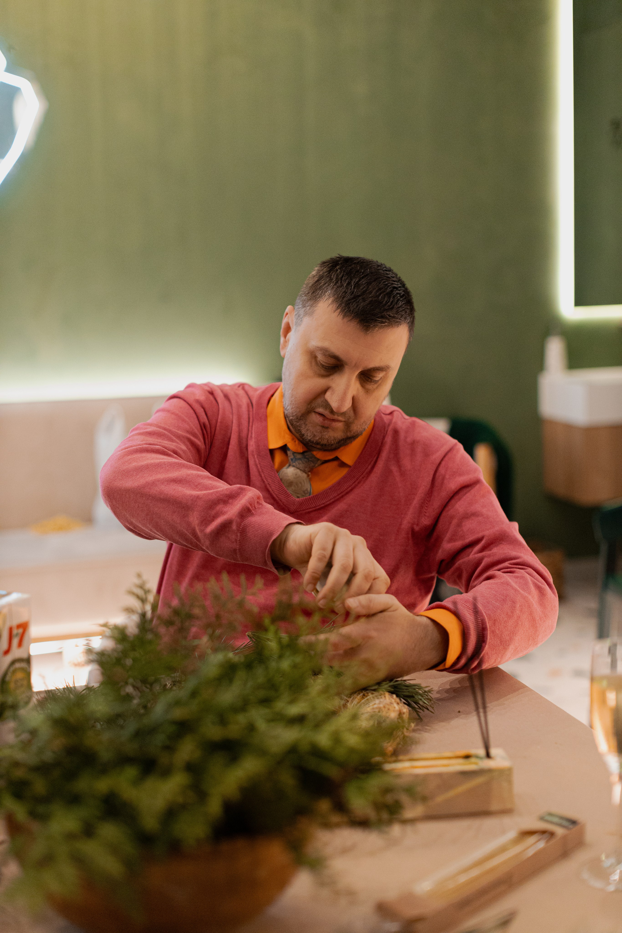 Мк свечи и венок (новогодний корпоратив). Анастасия Ракчеева Художник