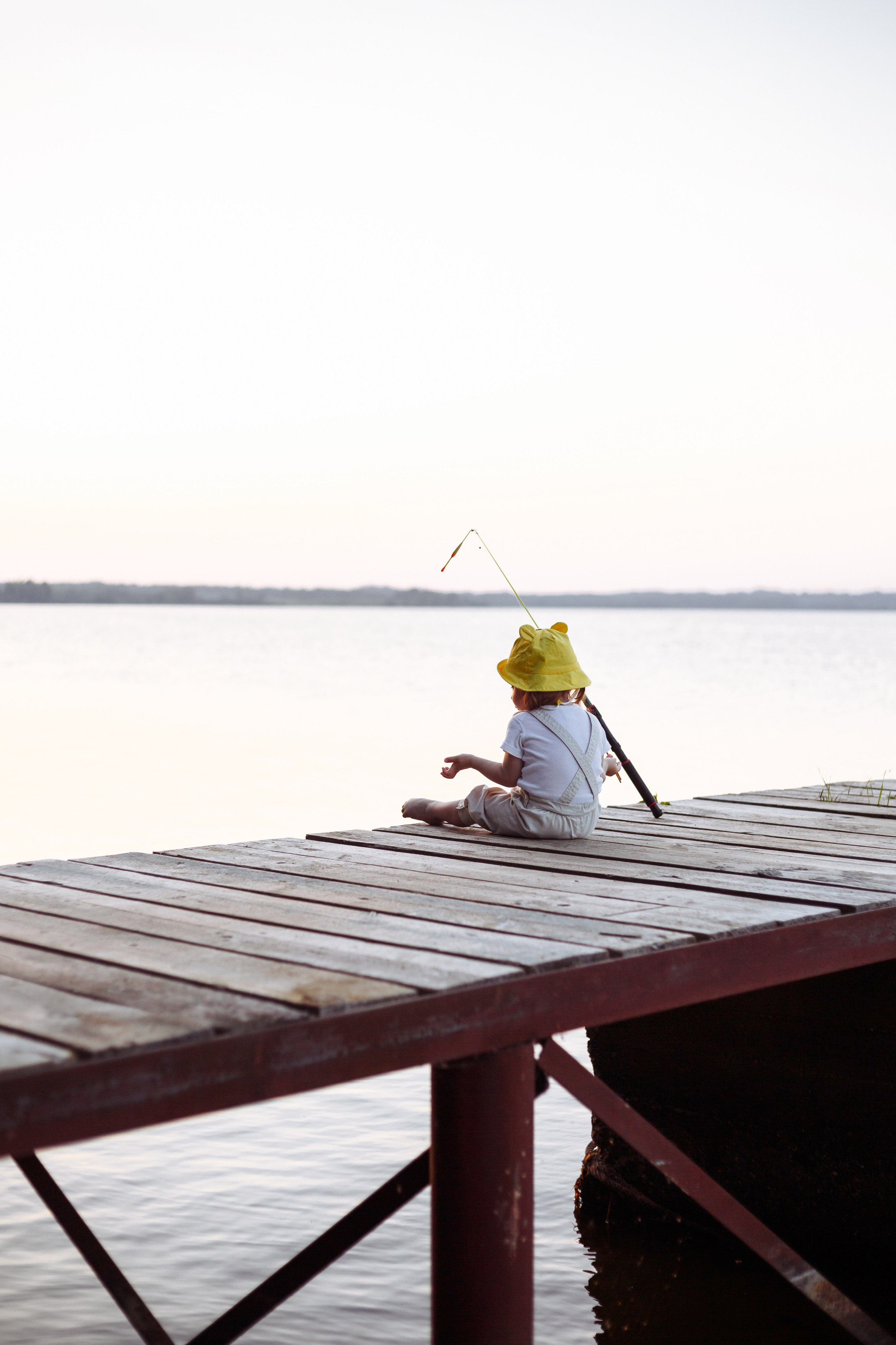 Маленькая рыбачка. Фотограф новорожденных Тверь Диана Муляева