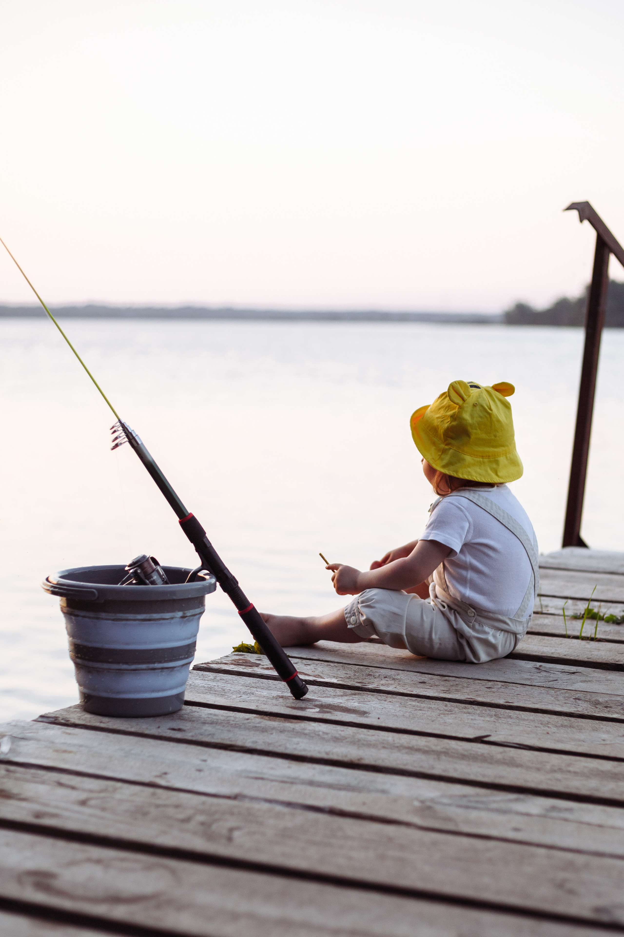 Маленькая рыбачка. Фотограф новорожденных Тверь Диана Муляева