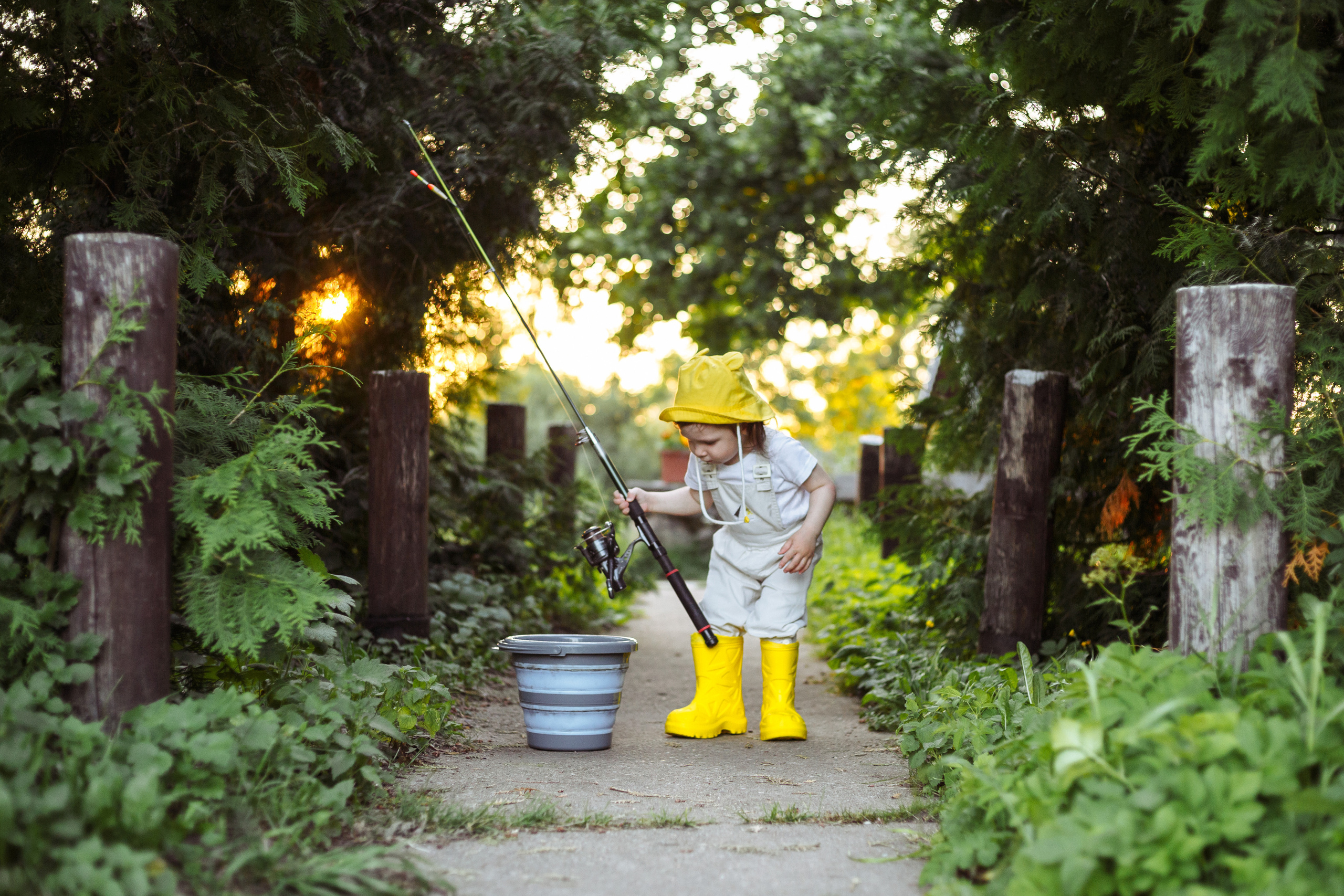 Маленькая рыбачка. Фотограф новорожденных Тверь Диана Муляева