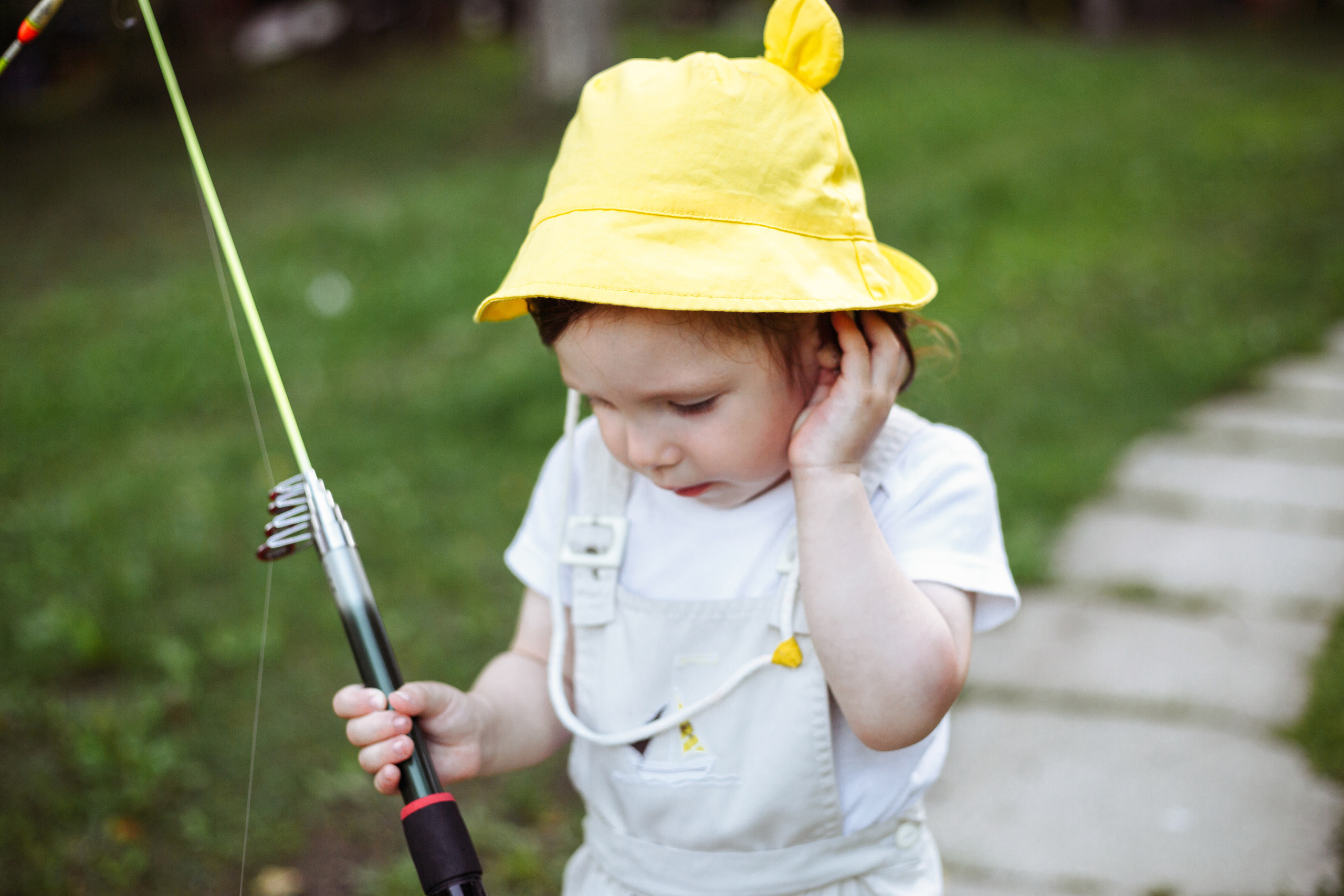 Маленькая рыбачка. Фотограф новорожденных Тверь Диана Муляева