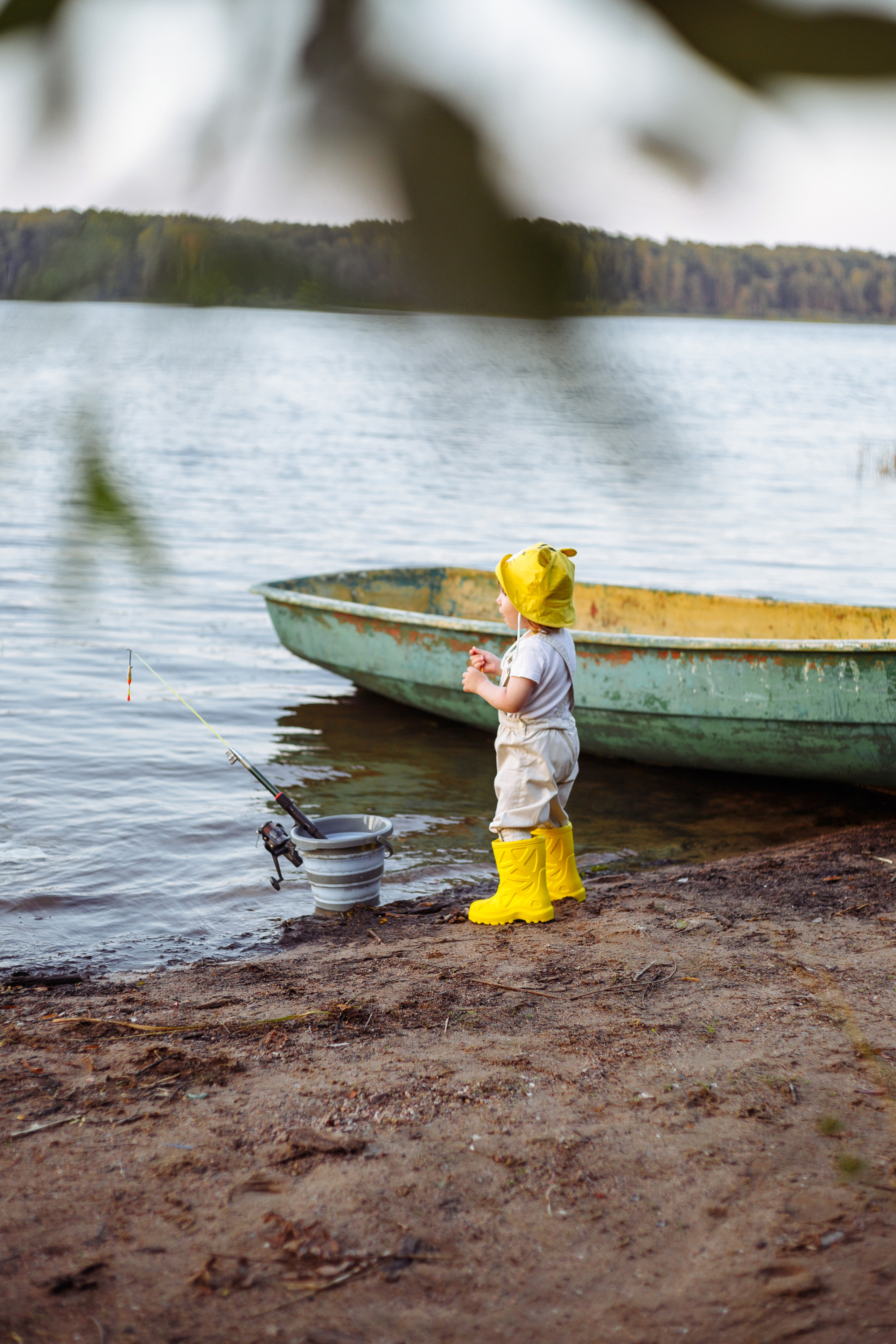 Маленькая рыбачка. Фотограф новорожденных Тверь Диана Муляева