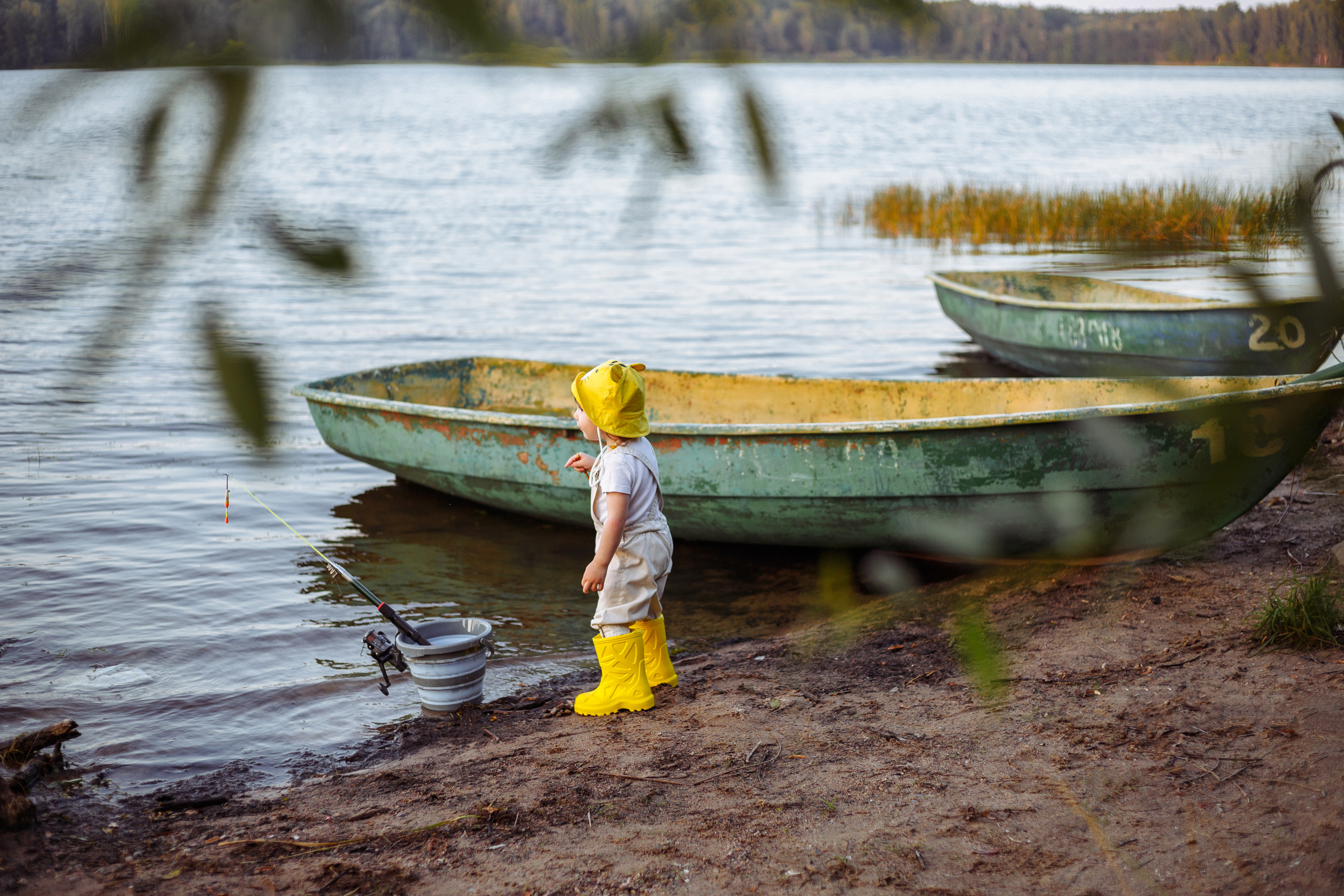Маленькая рыбачка. Фотограф новорожденных Тверь Диана Муляева