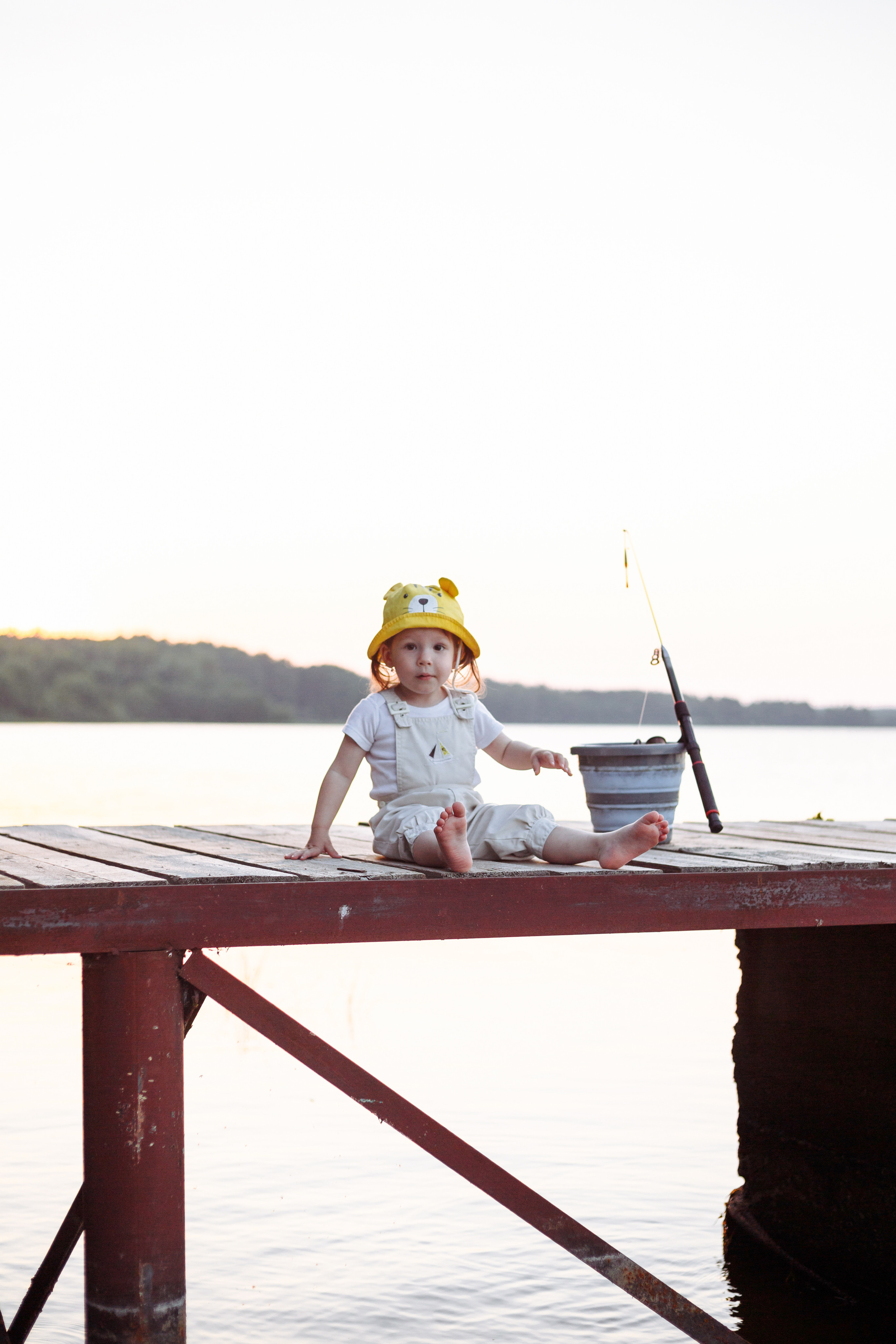 Маленькая рыбачка. Фотограф новорожденных Тверь Диана Муляева