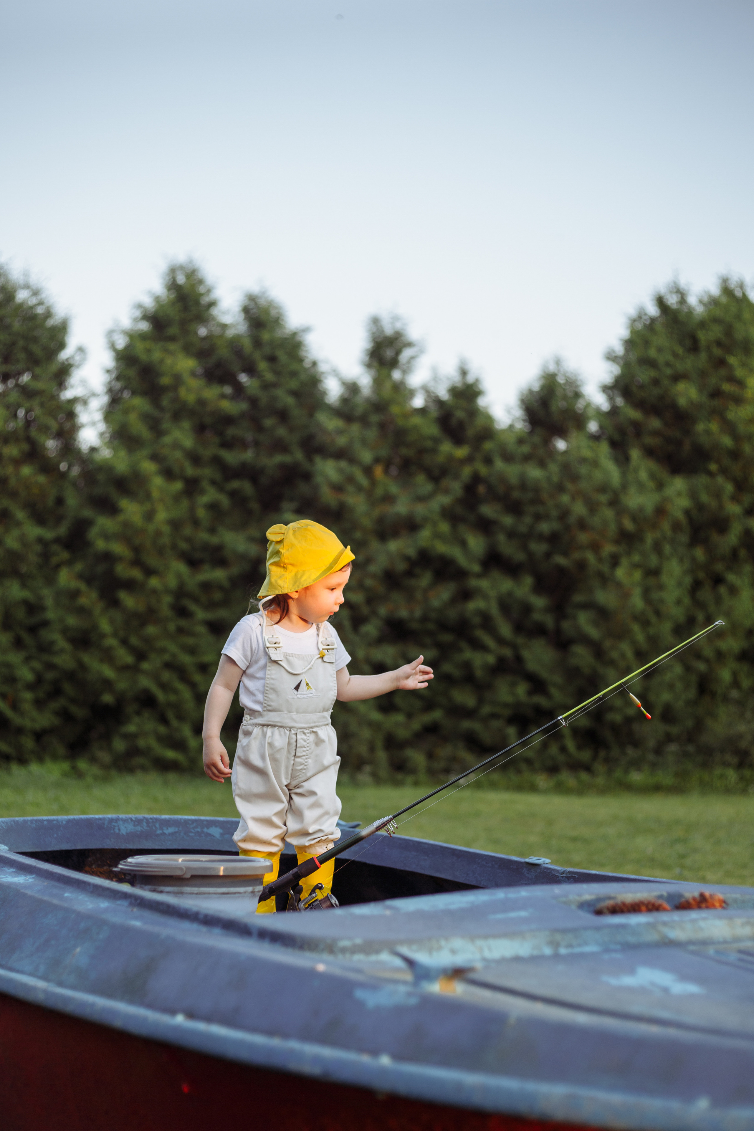 Маленькая рыбачка. Фотограф новорожденных Тверь Диана Муляева