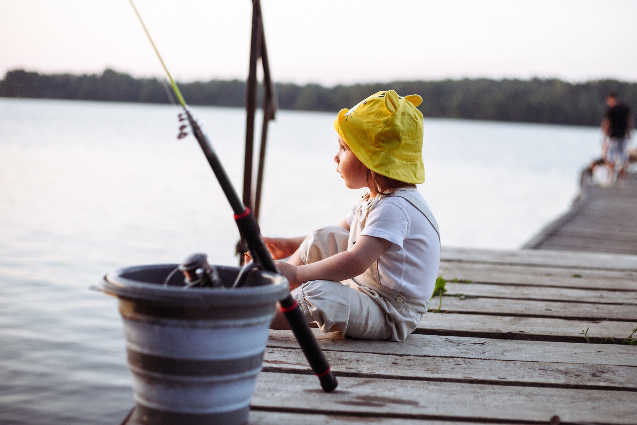 Маленькая рыбачка. Фотограф новорожденных Тверь Диана Муляева