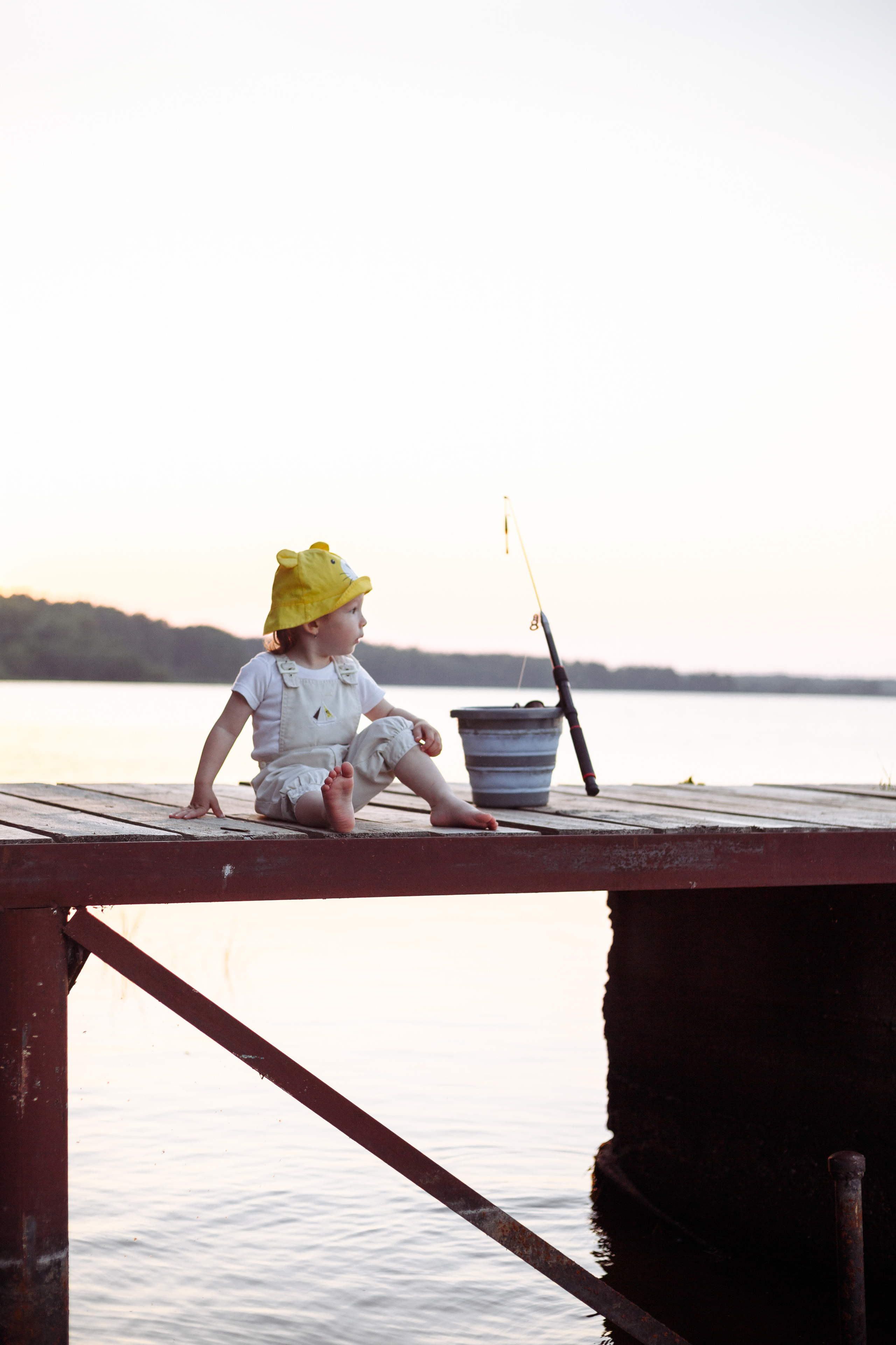 Маленькая рыбачка. Фотограф новорожденных Тверь Диана Муляева