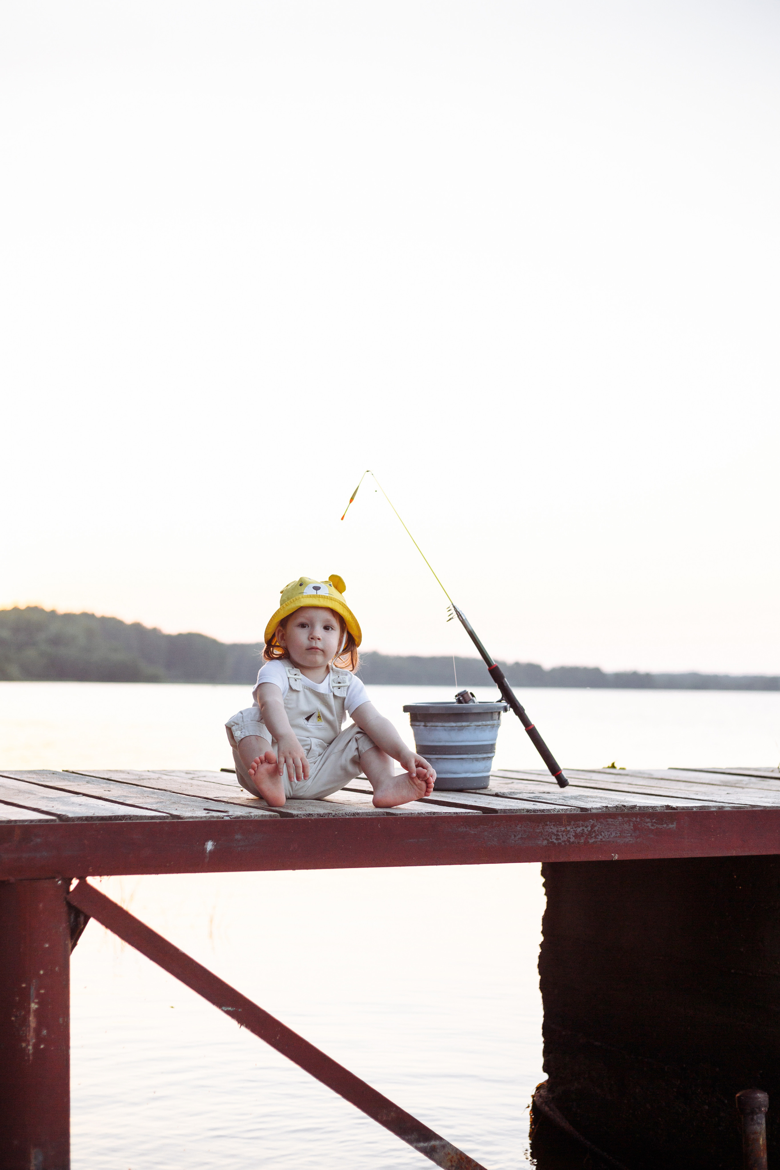 Маленькая рыбачка. Фотограф новорожденных Тверь Диана Муляева