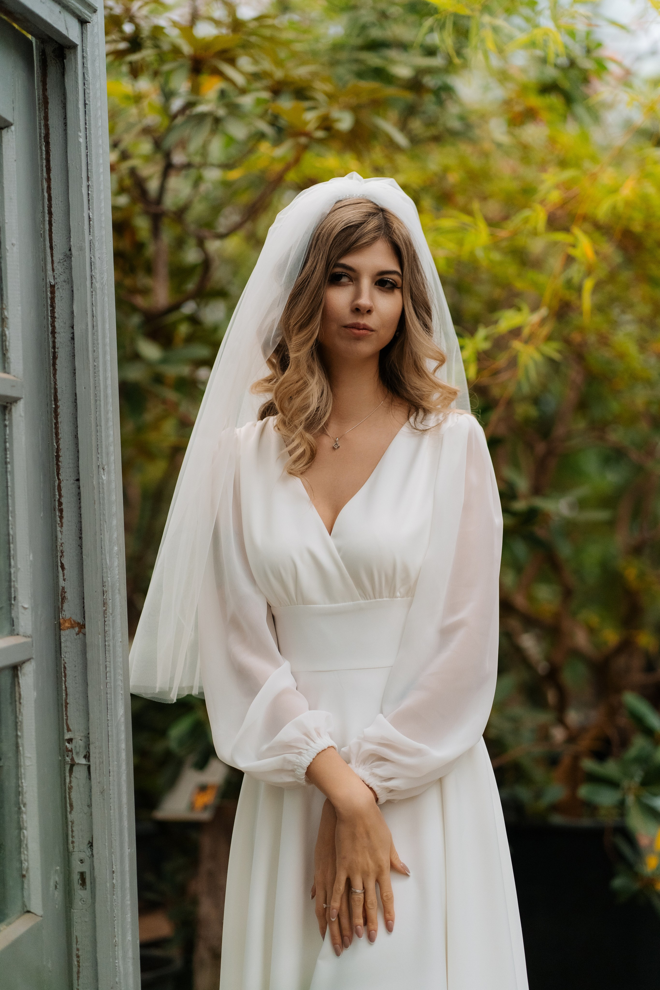 Свадебная фотосессия в оранжерее, Москва. Свадебный фотограф в Москве Анна Полушина