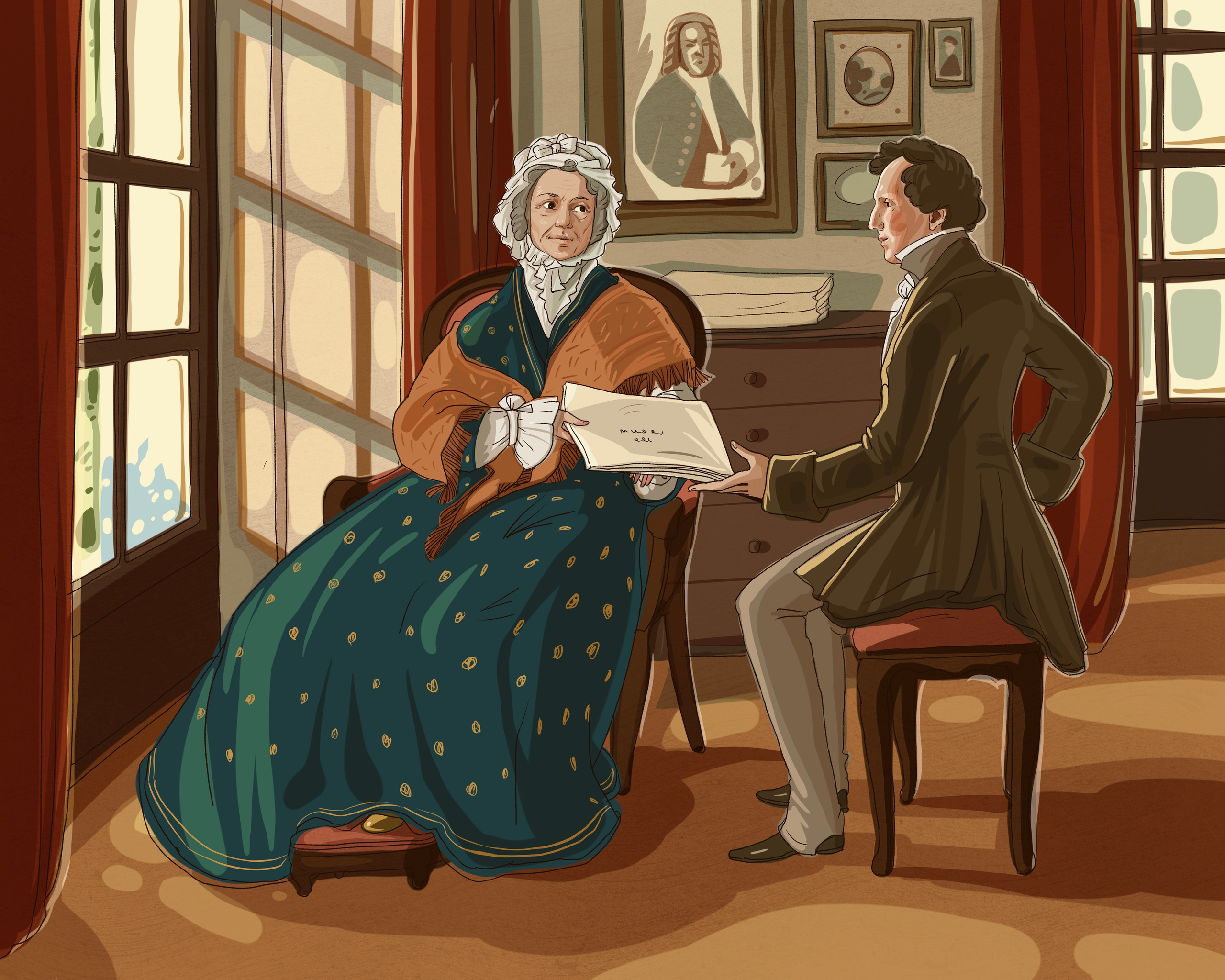 Мендельсон. Художник Анна Хопта