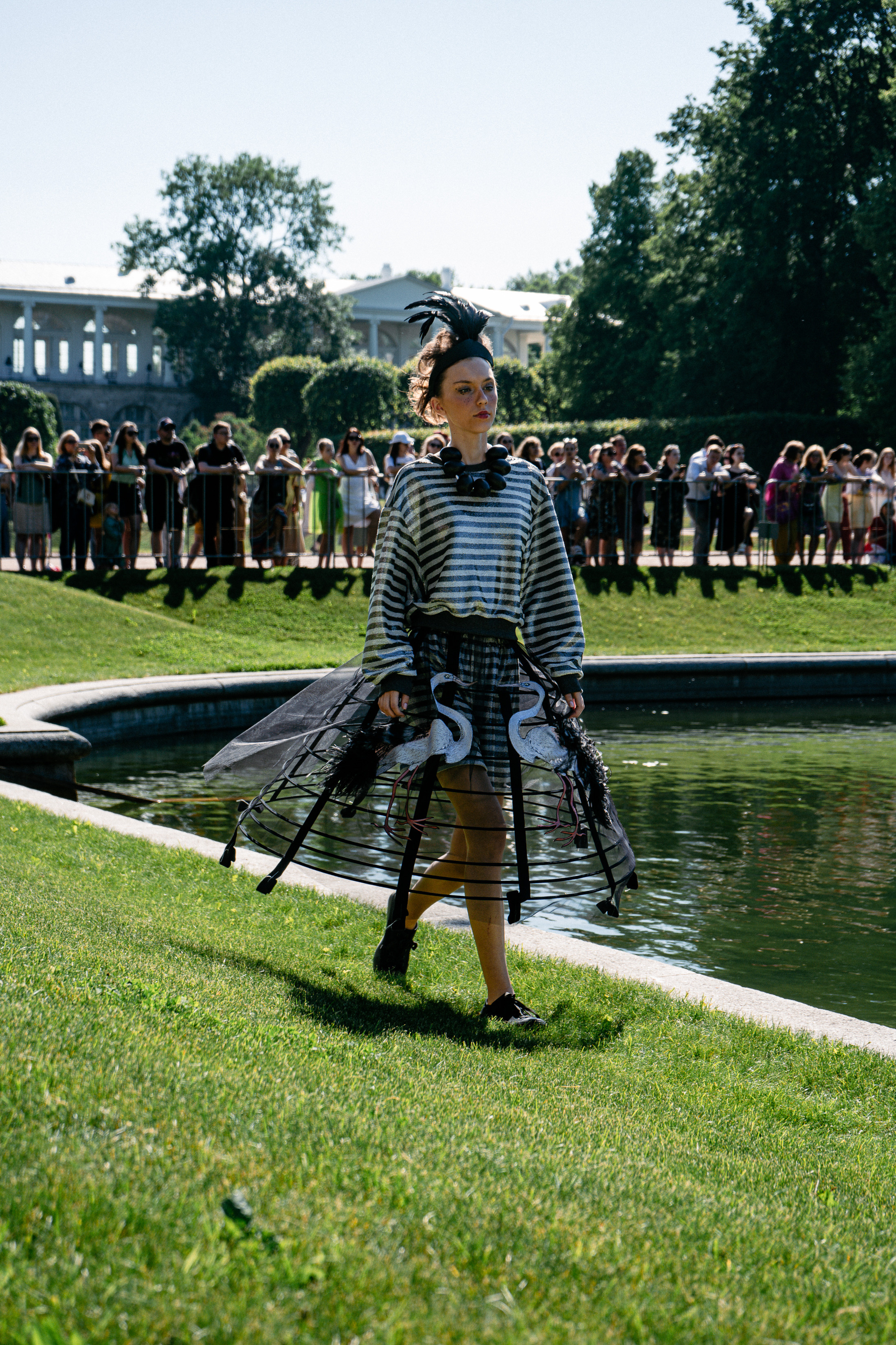 Фоторепортаж с модного показа в Царском селе. Высокая нота. Семейный и свадебный фотограф в Санкт-Петербурге Соколов| портреты, репортаж, коммерческая съемка