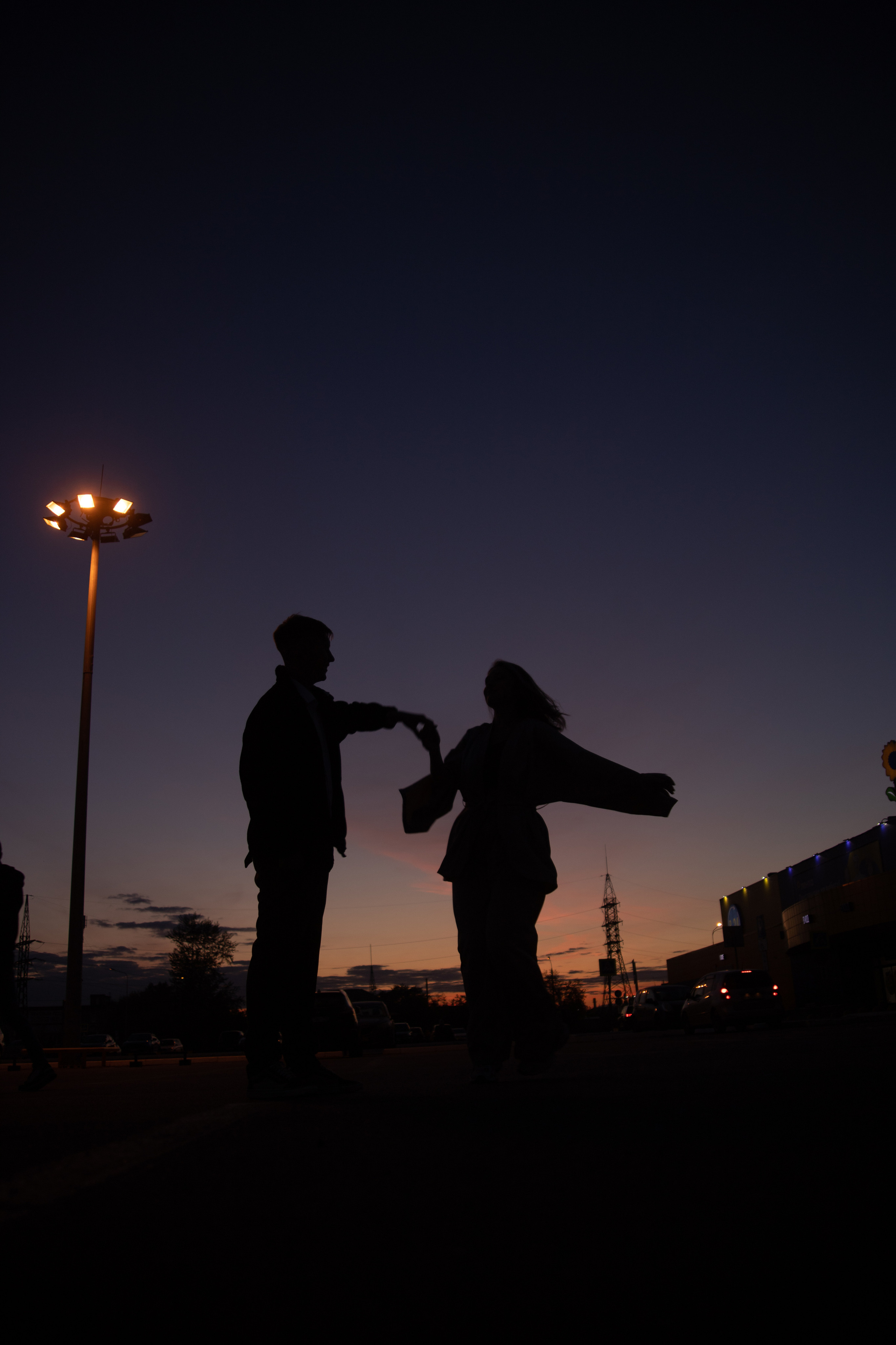 Саша и Слава на закате. Женский и семейный фотограф в Томске Алиса Качан