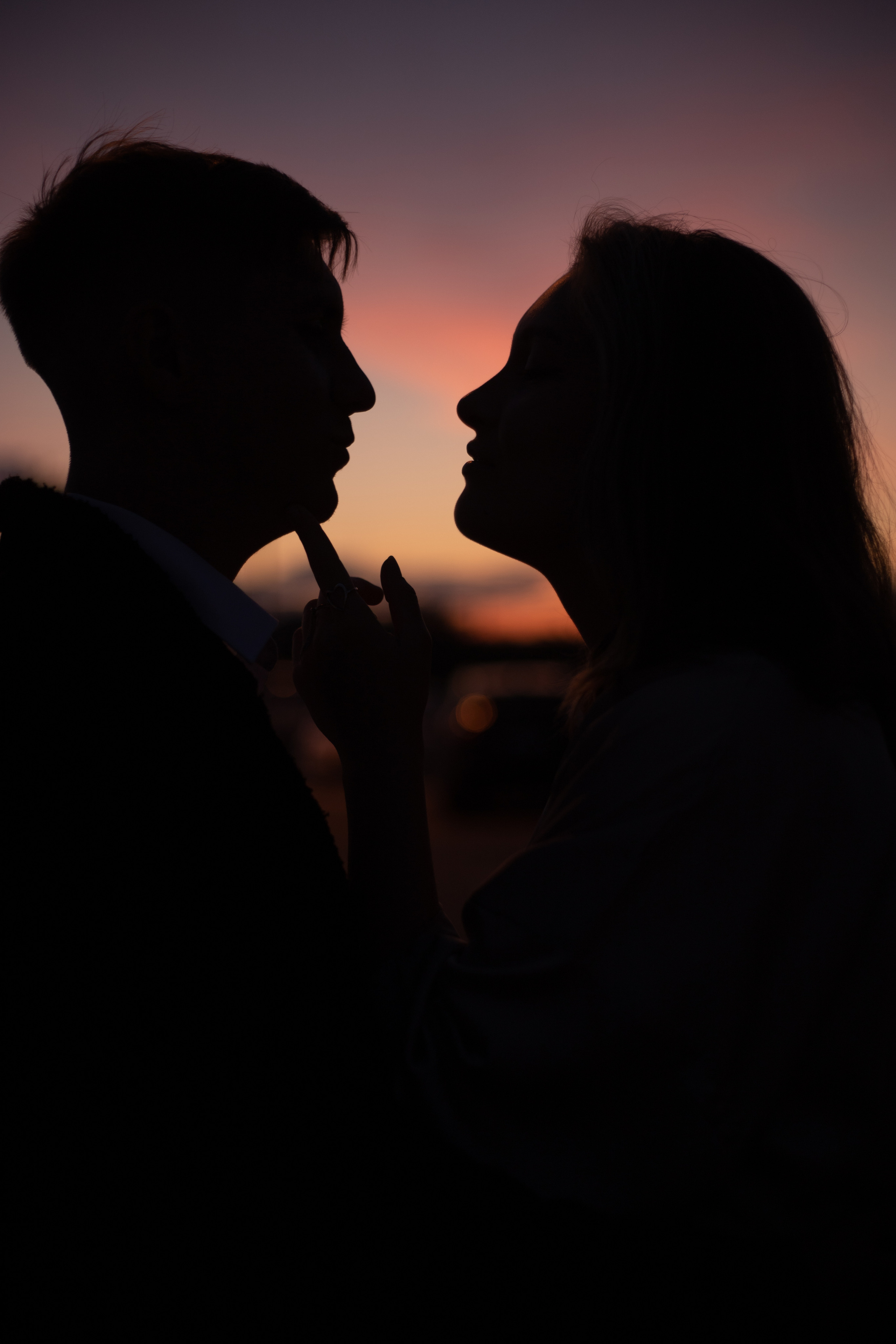 Саша и Слава на закате. Женский и семейный фотограф в Томске Алиса Качан