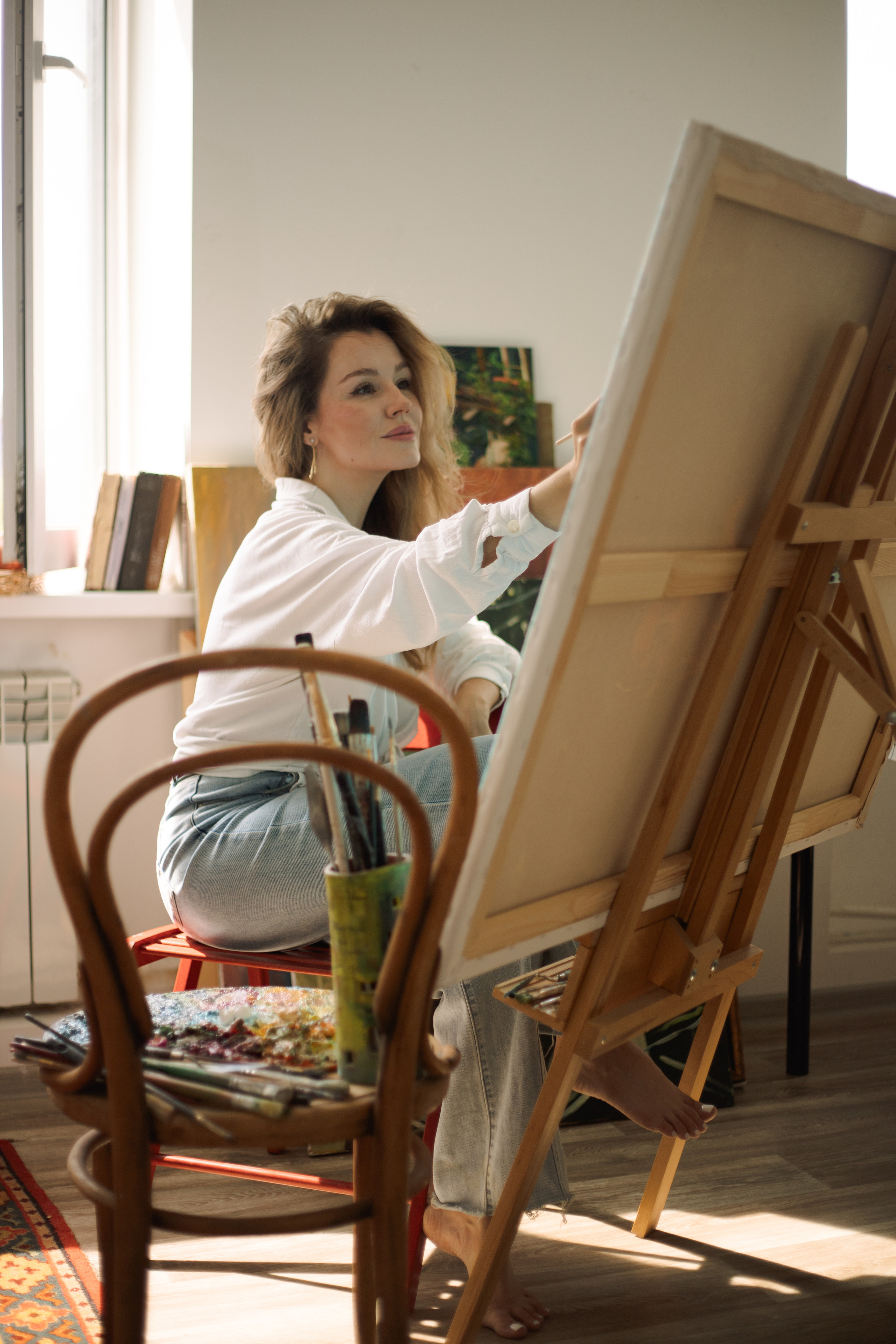 В творческой мастерской. Женский и семейный фотограф в Томске Алиса Качан