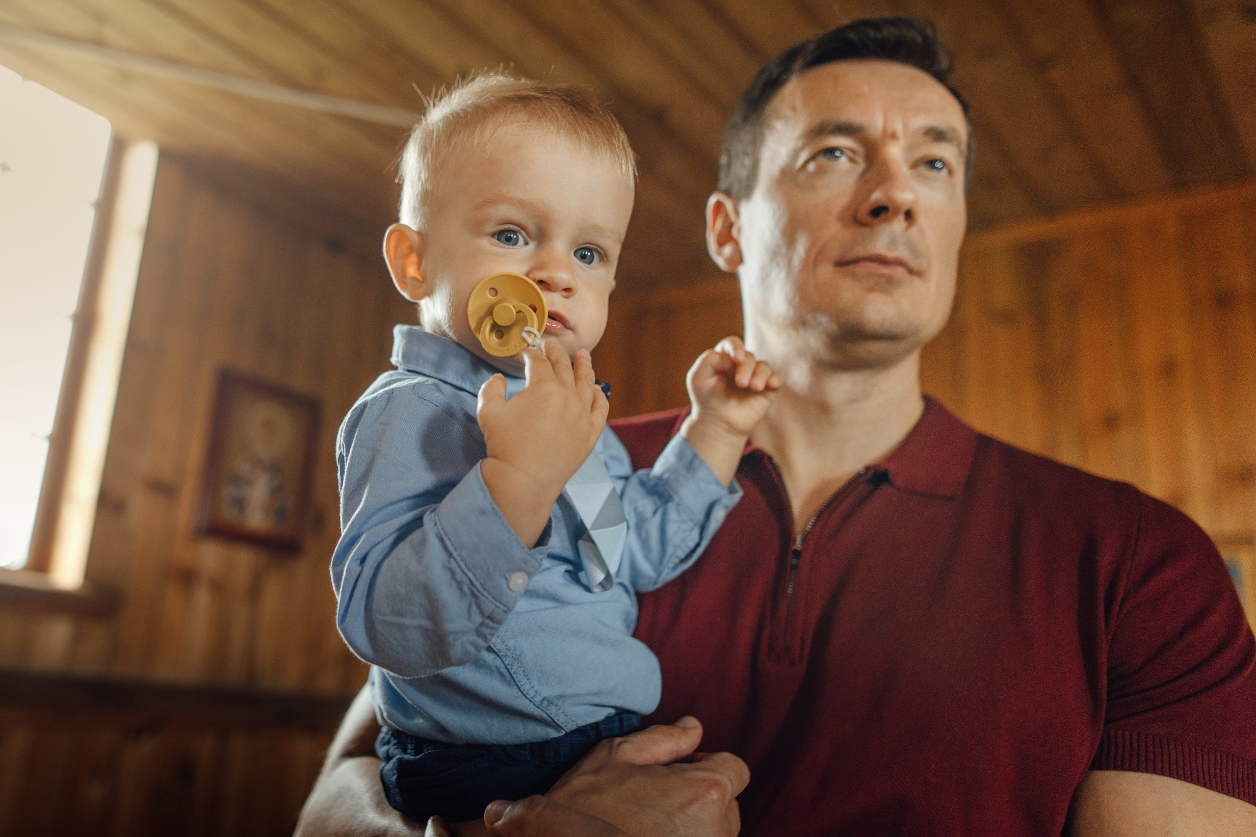 Крещение Тимофея, д. Киевец, храм Святой Троицы, август 2025