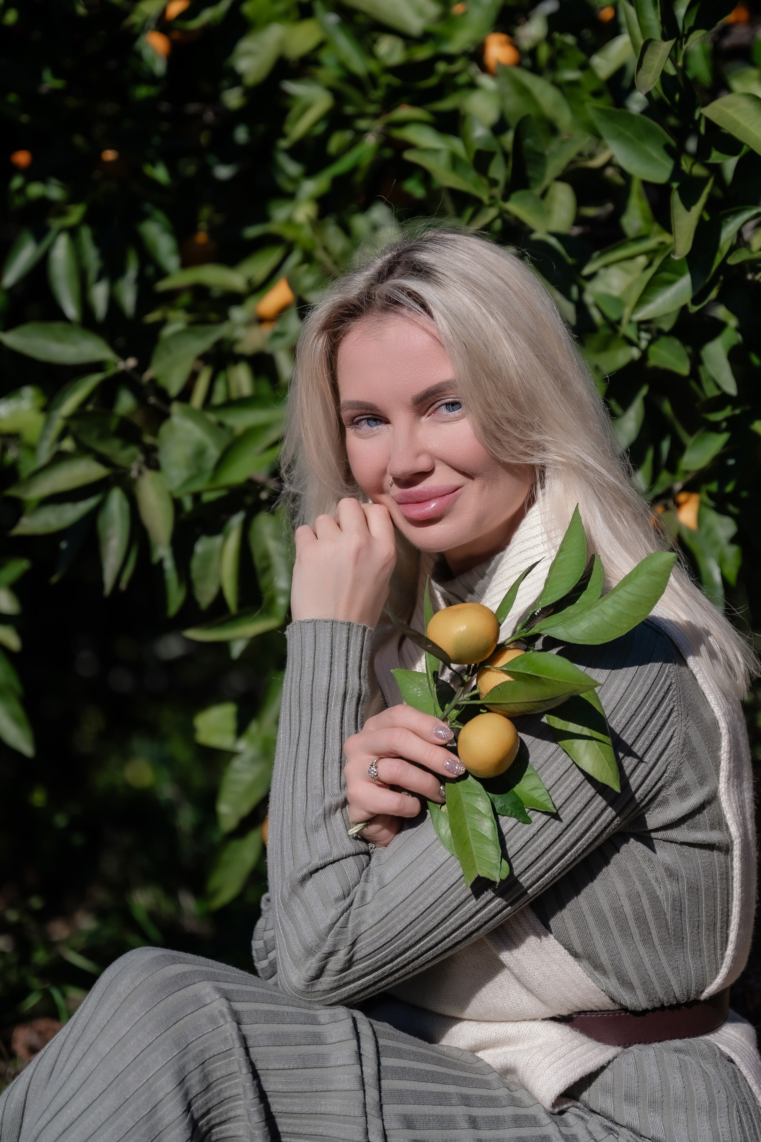 Мандариновый рай для Каролины и ее доченьки. Наталья Слесаренко фотограф в Сочи