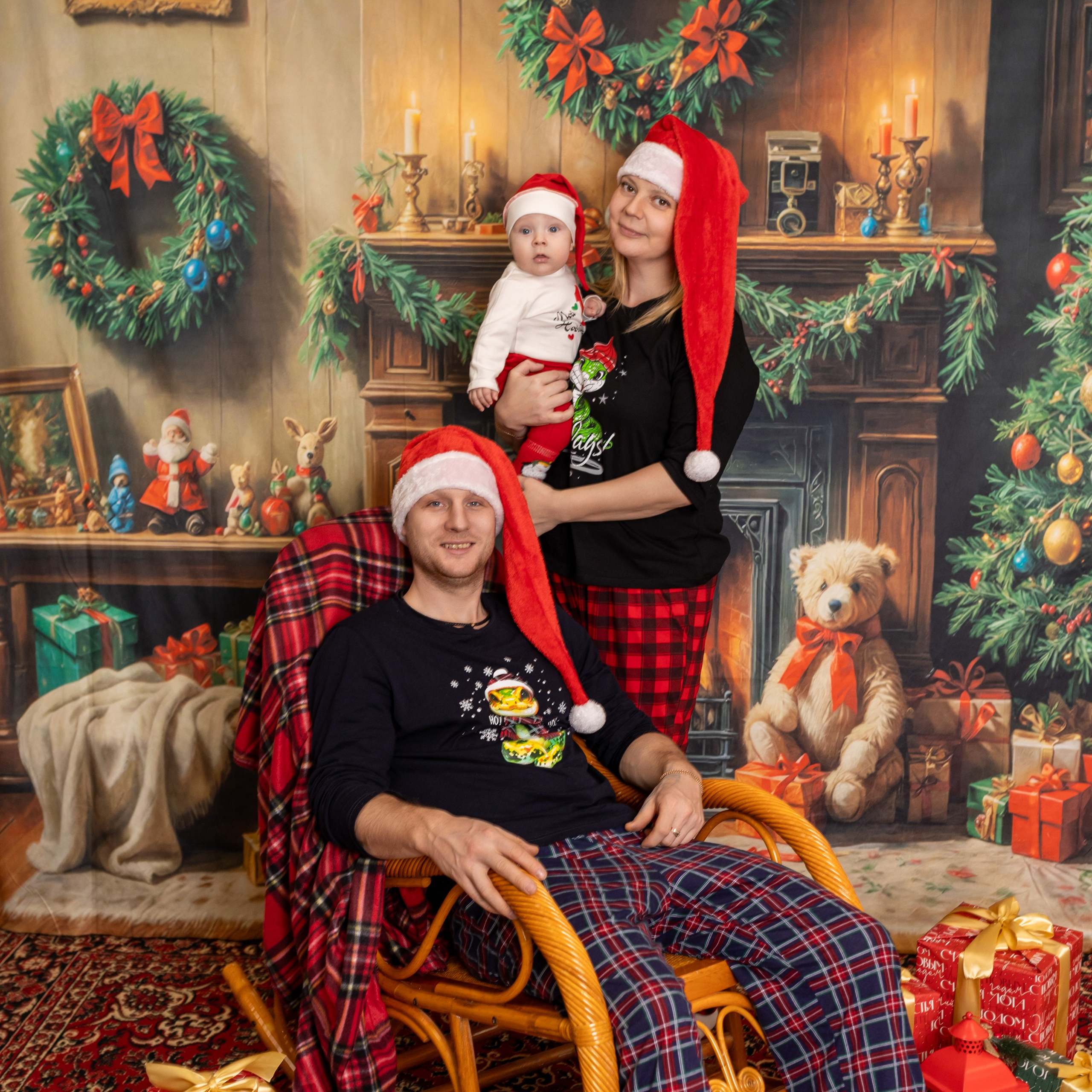 Новогодние. Фотограф новорожденных. Детский и семейный фотограф Марьяна Юдина